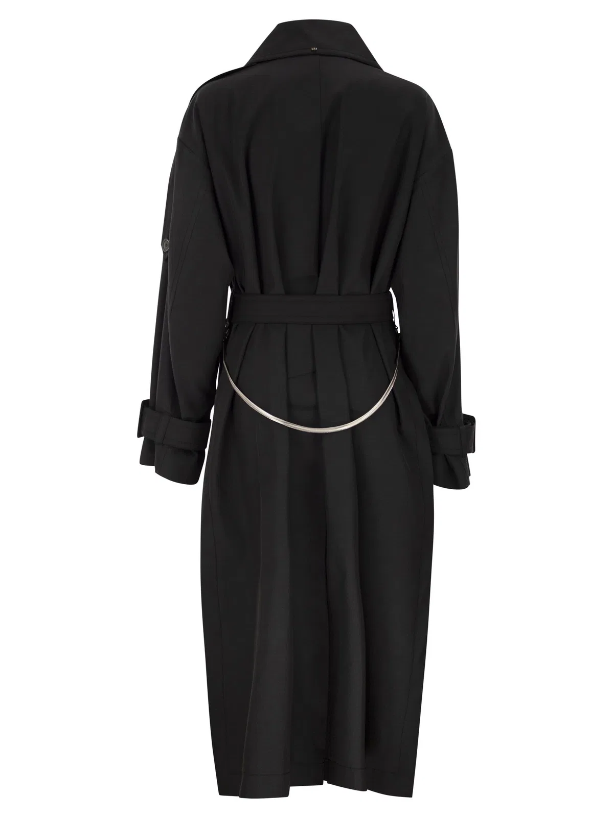 Sportmax Spxgocce - Long Trench Coat In Water-Rep