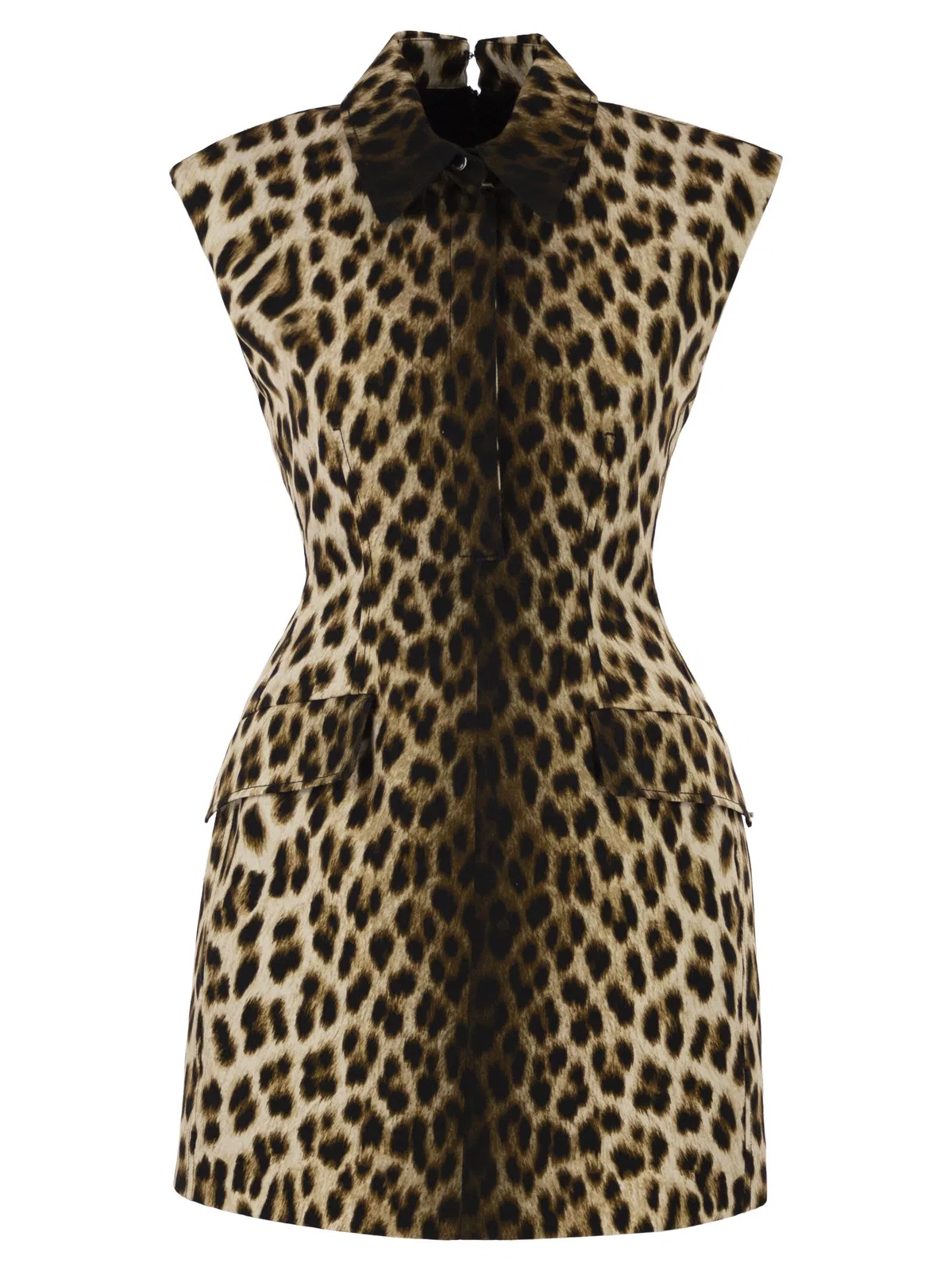 Sportmax Spxlonza – Cotton Mini Dress With Animal