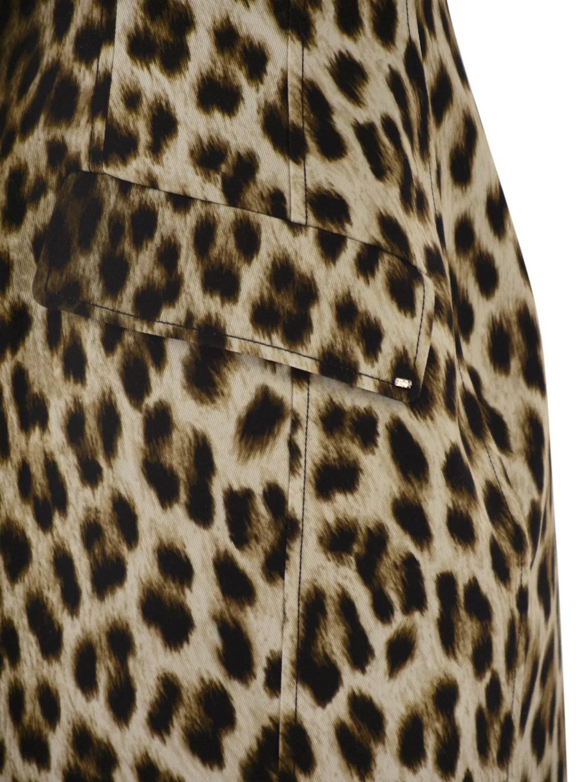 Sportmax Spxlonza โ Cotton Mini Dress With Animal