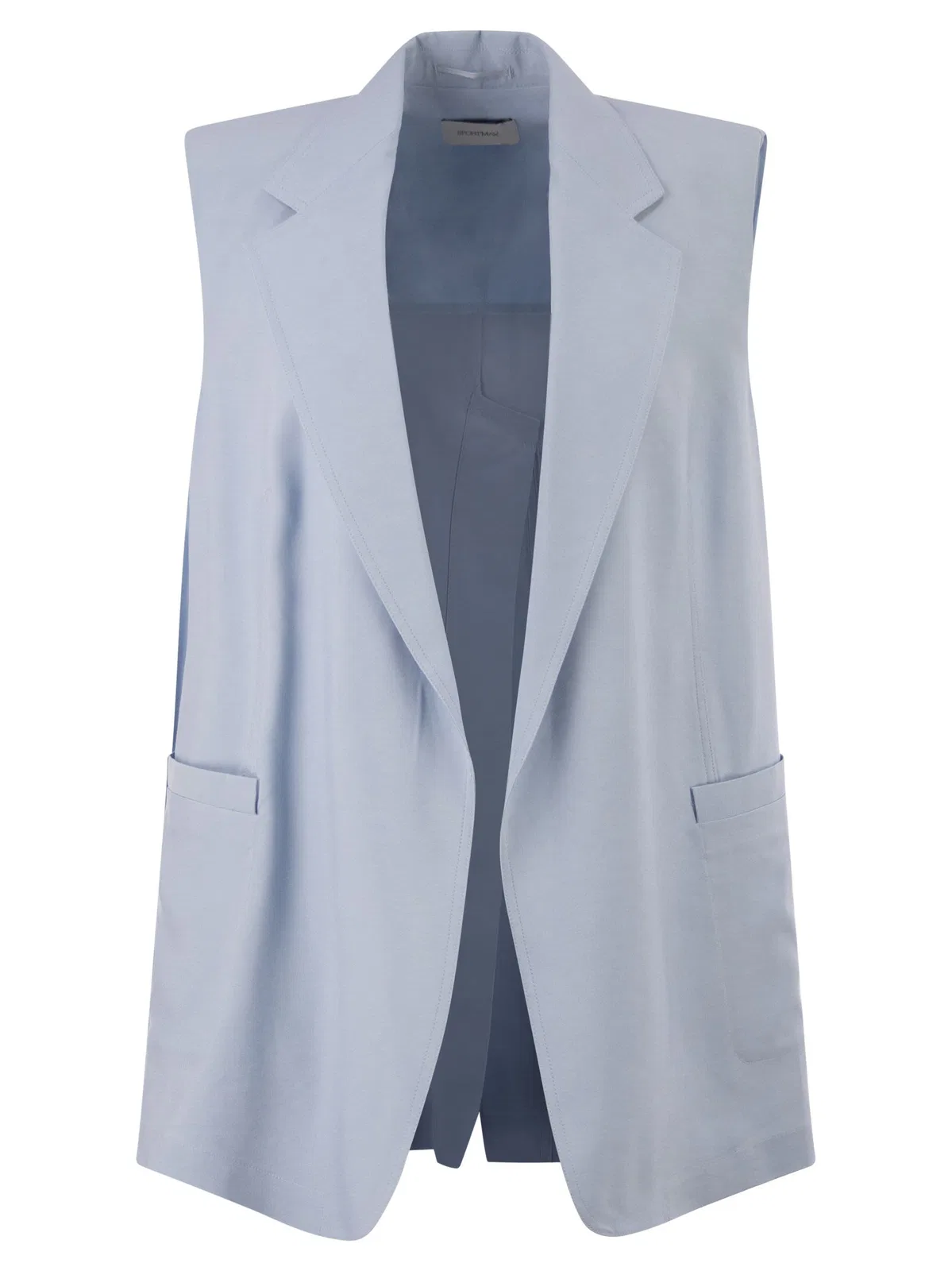 Sportmax Spxmaggio - Tailored Sleeveless Vest In 
