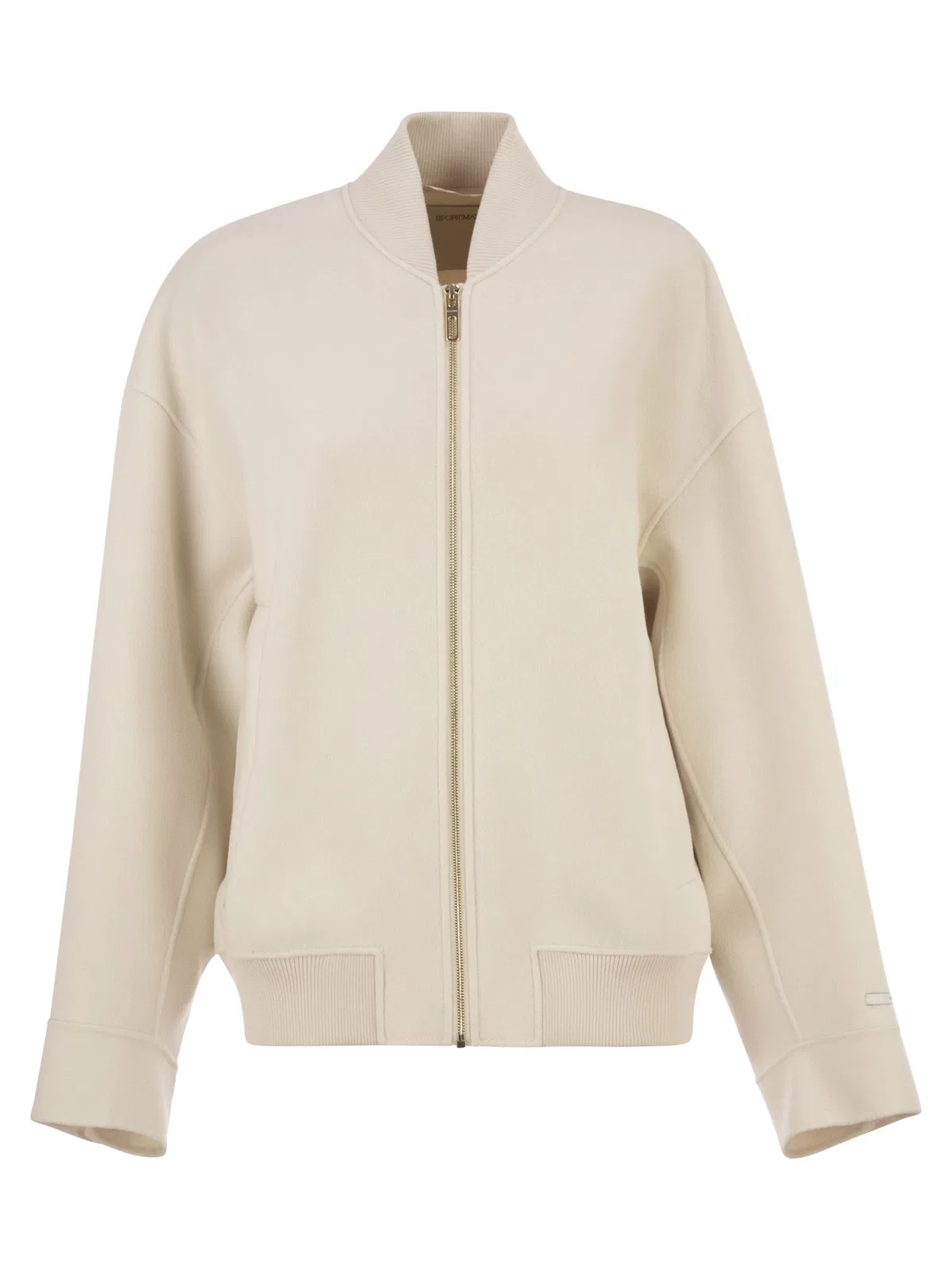 Sportmax Spxondata - Virgin Wool Bomber Jacket Wi