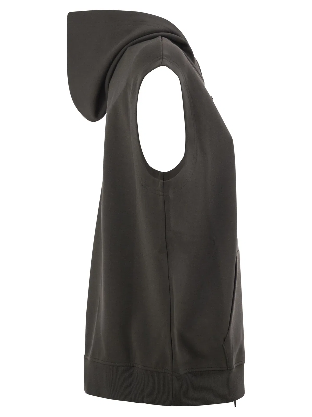 'S Max Mara S Maxmara Smmballo - Hooded Cotton-Blend