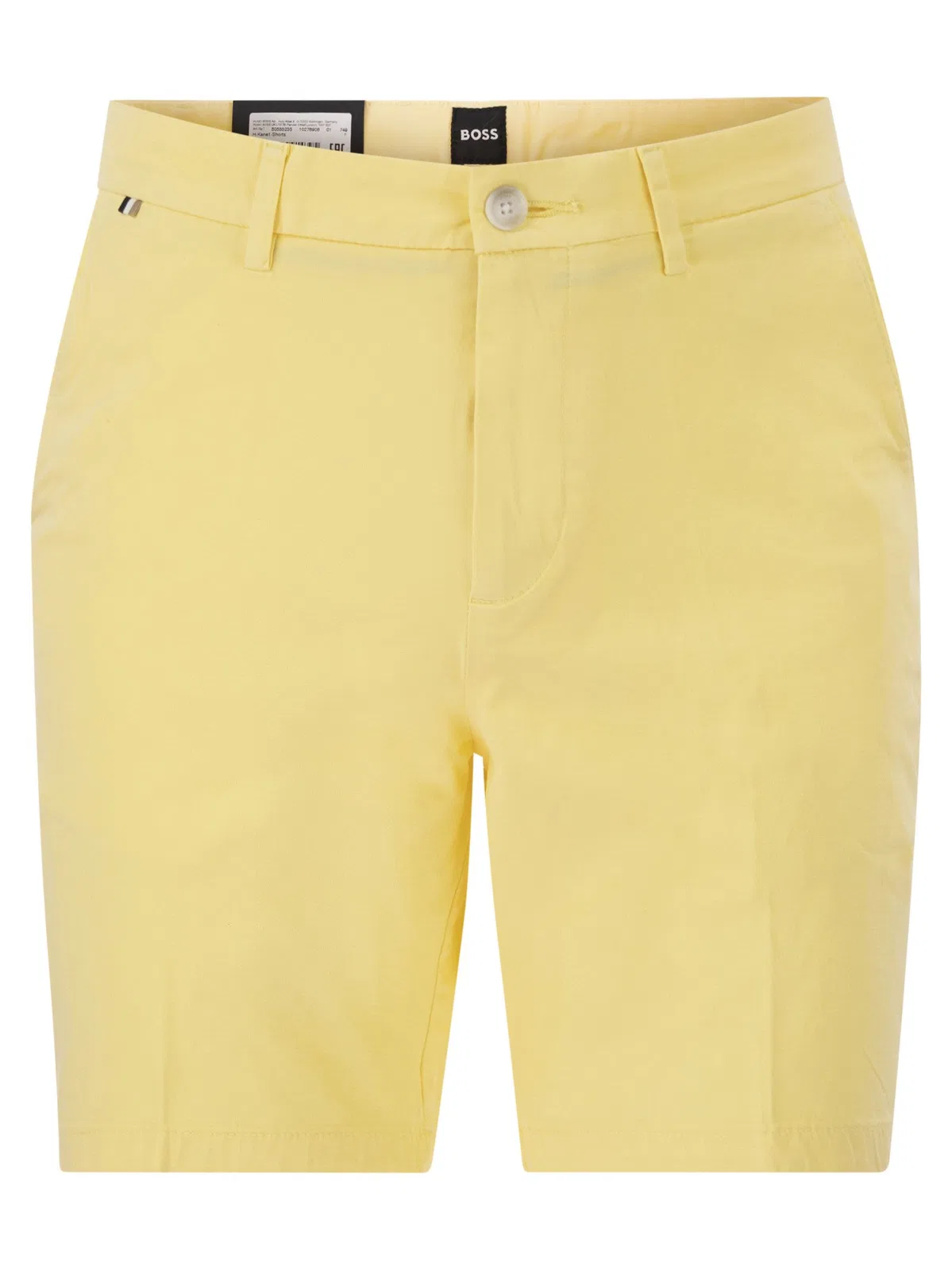 Boss Stretch Cotton Chino Shorts In Modern Re