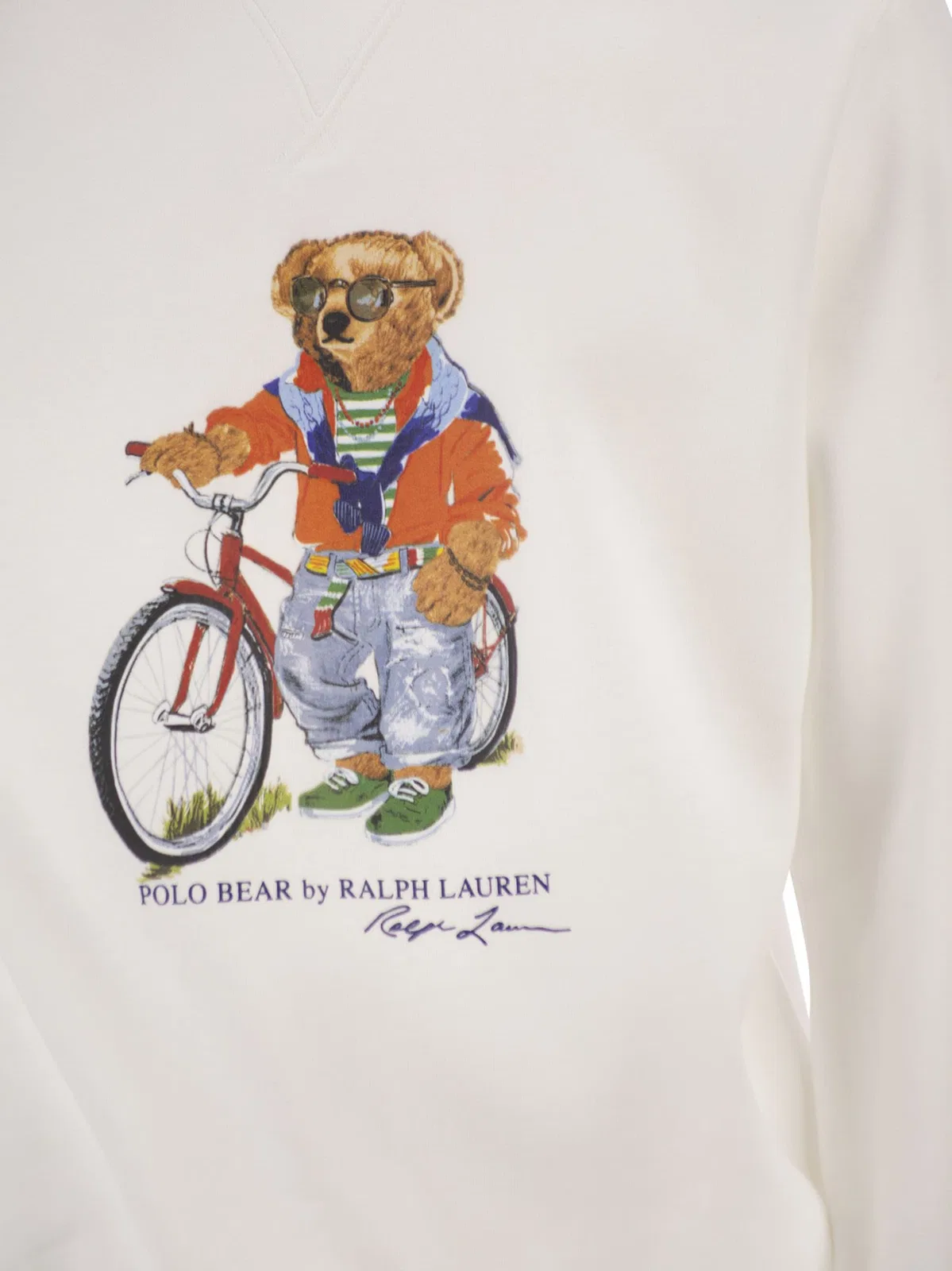 Polo Ralph Lauren Cotton Sweatshirt With Polo Bear Print