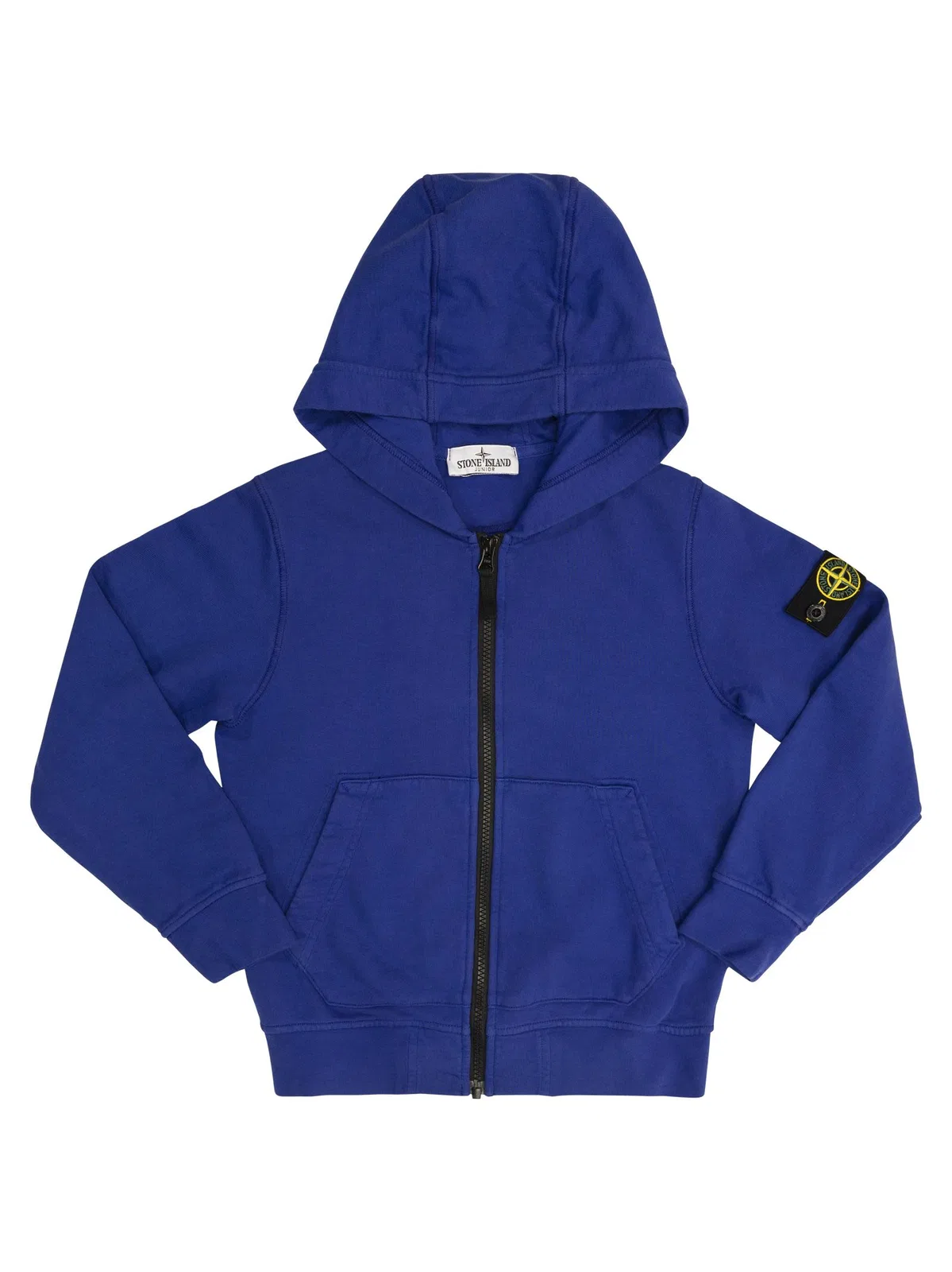 Stone Island Hooded Sweatshirt With Stone Island Badg