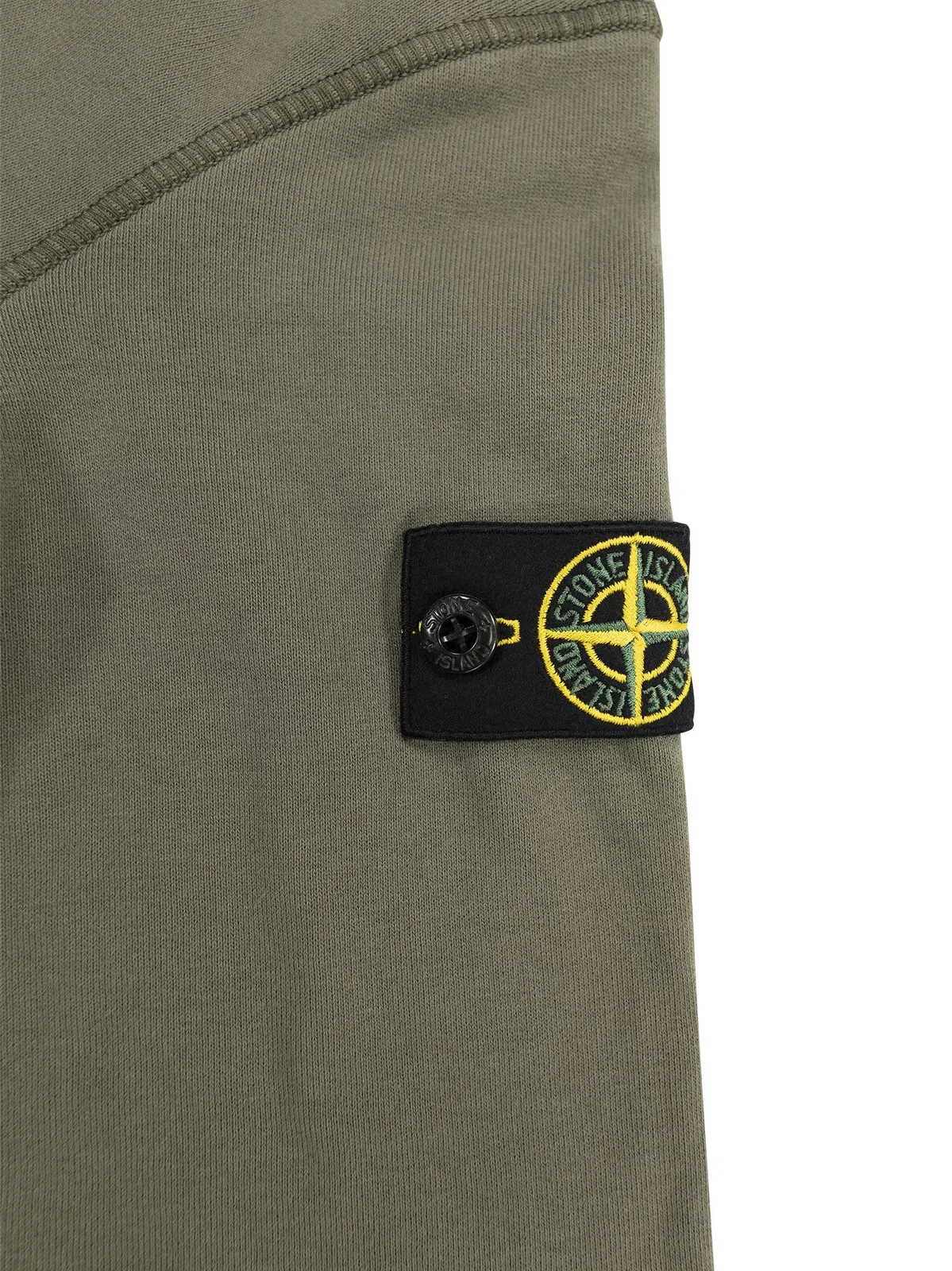 Stone Island Hooded Sweatshirt With Stone Island Badg