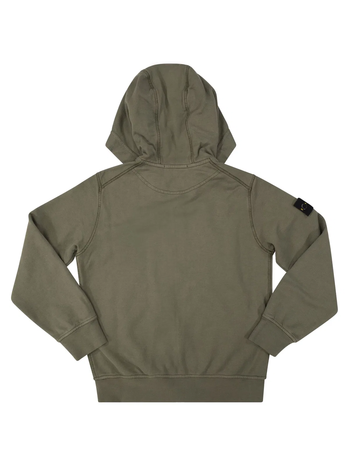 Stone Island Hooded Sweatshirt With Stone Island Badg
