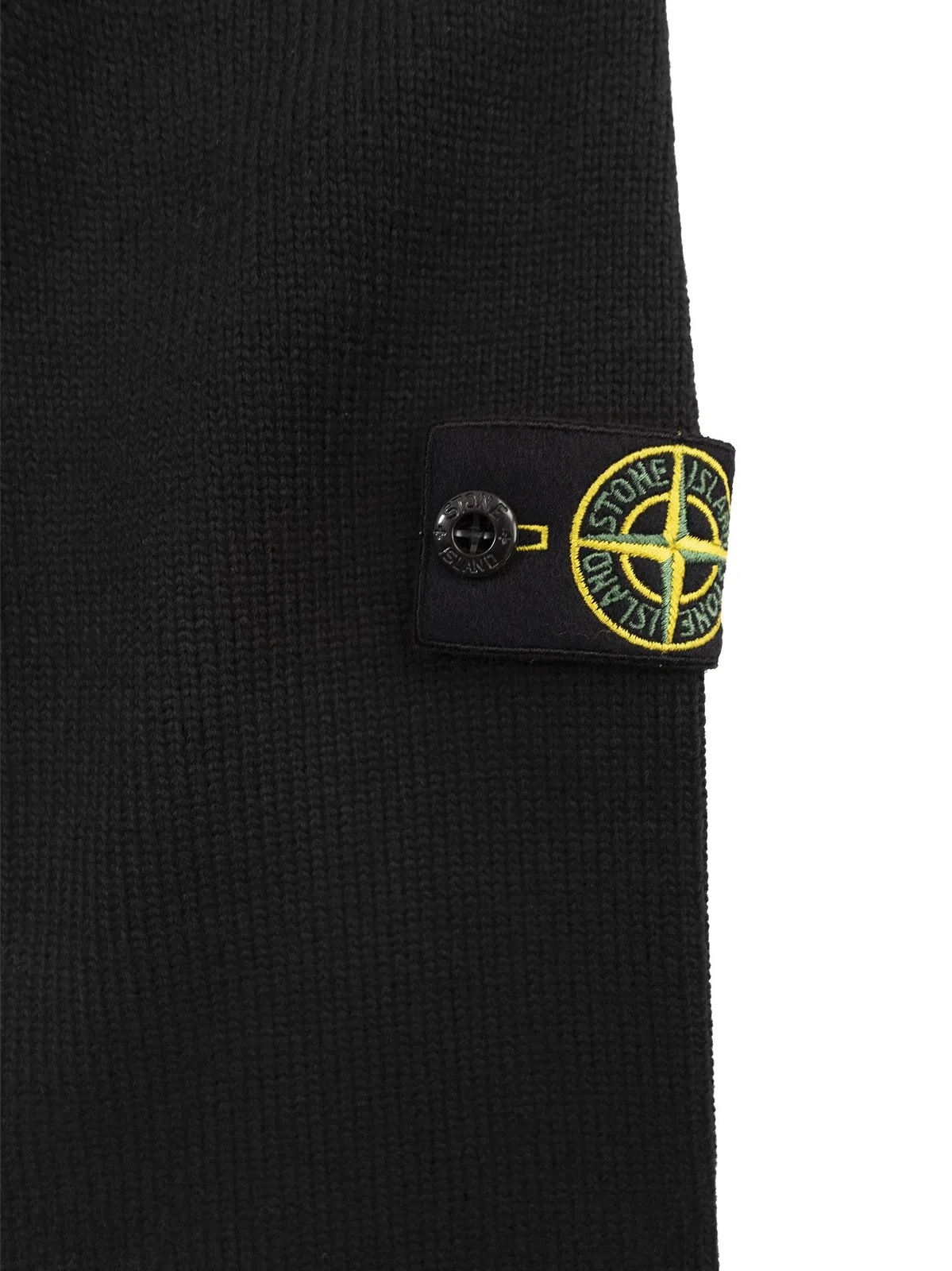 Stone Island Turtleneck Sweater With Ribbed Details