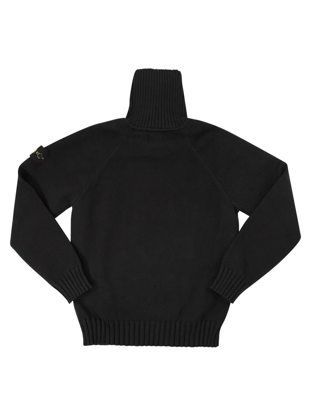 Stone Island Turtleneck Sweater With Ribbed Details