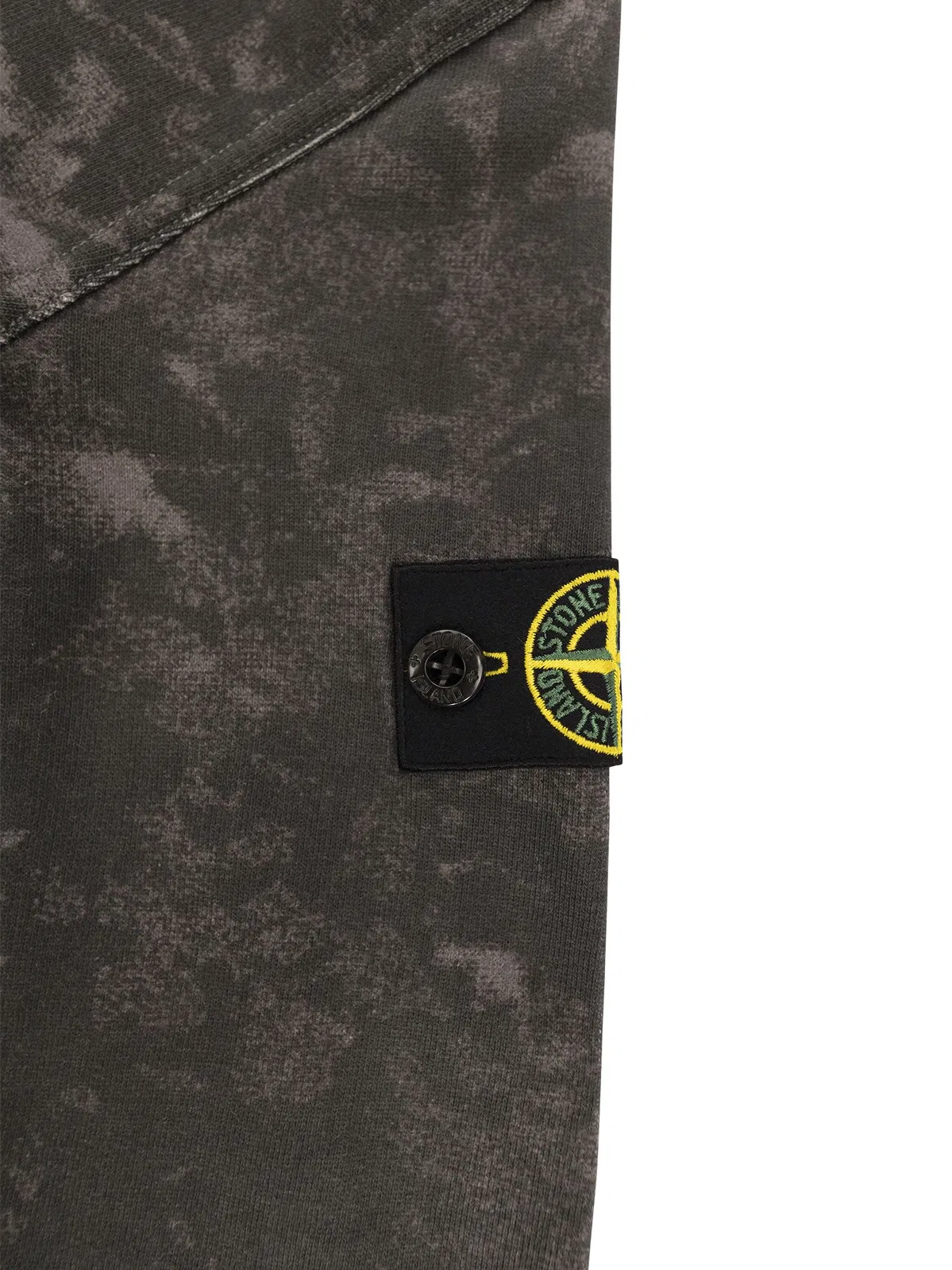 Stone Island Hooded Sweatshirt With Stone Island Badg