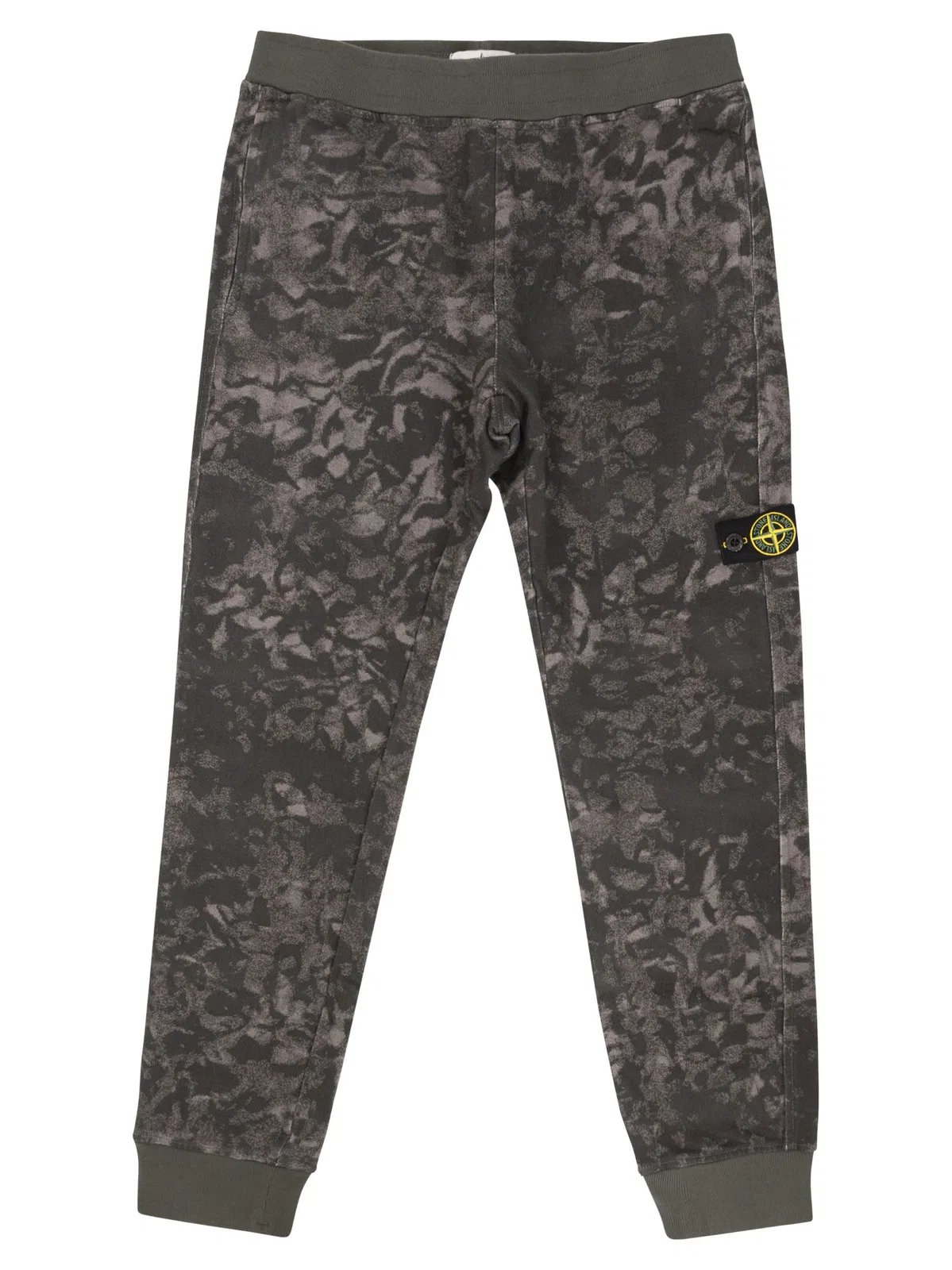 Stone Island Cotton Trousers With Stone Island Badge