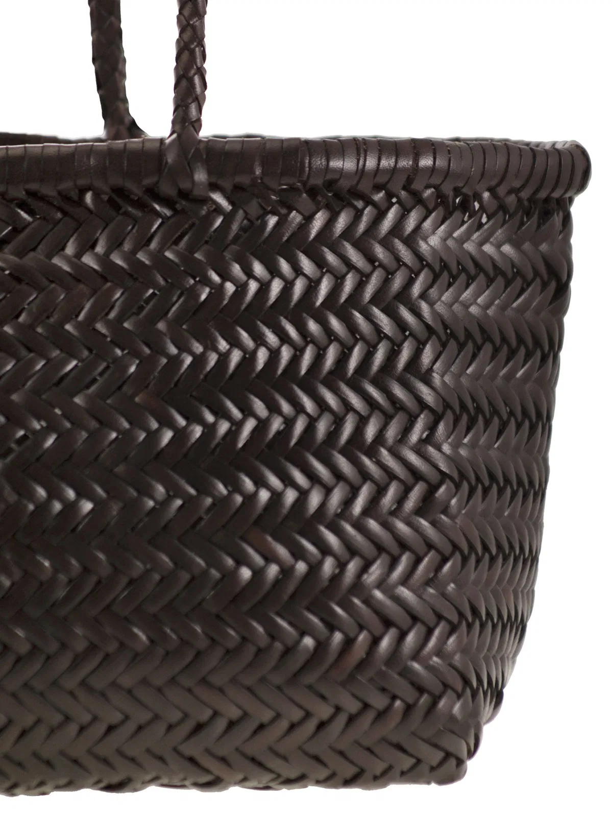 Dragon Triple Jump Small - Woven Leather Bag