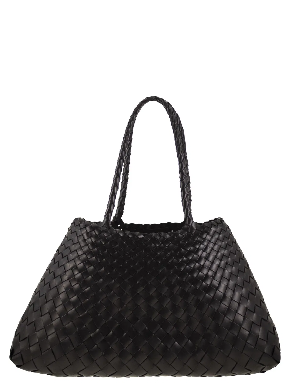 Dragon Santa Croce Big - Woven Leather Bag