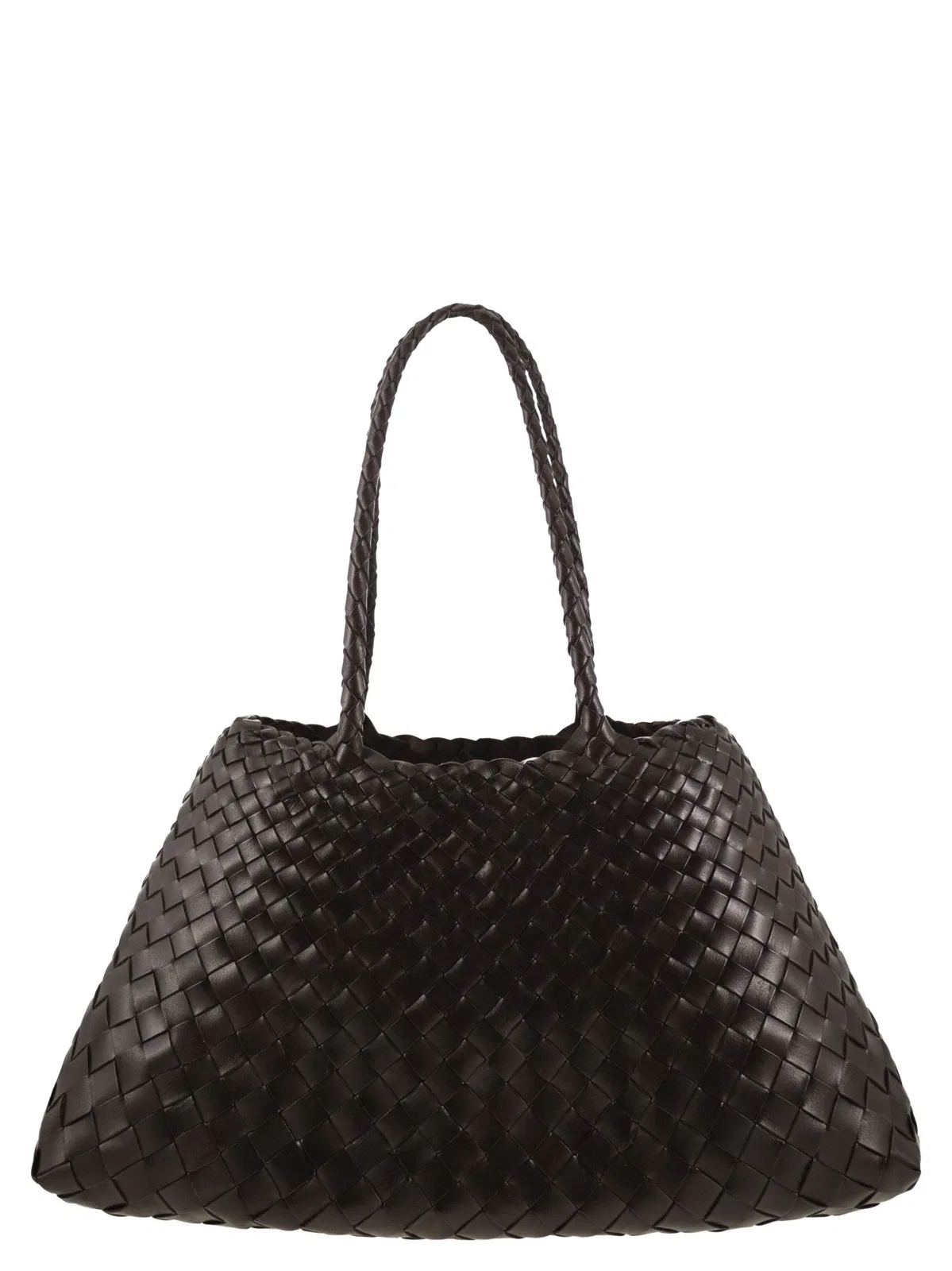 Dragon Santa Croce Big - Woven Leather Bag