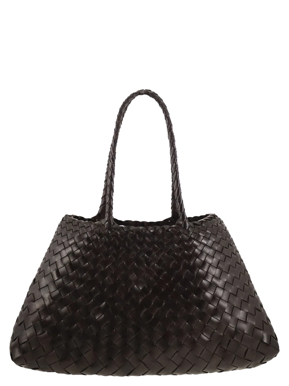Dragon Santa Croce Big - Woven Leather Bag