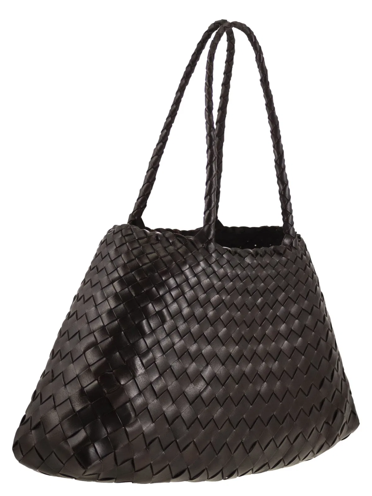 Dragon Santa Croce Big - Woven Leather Bag