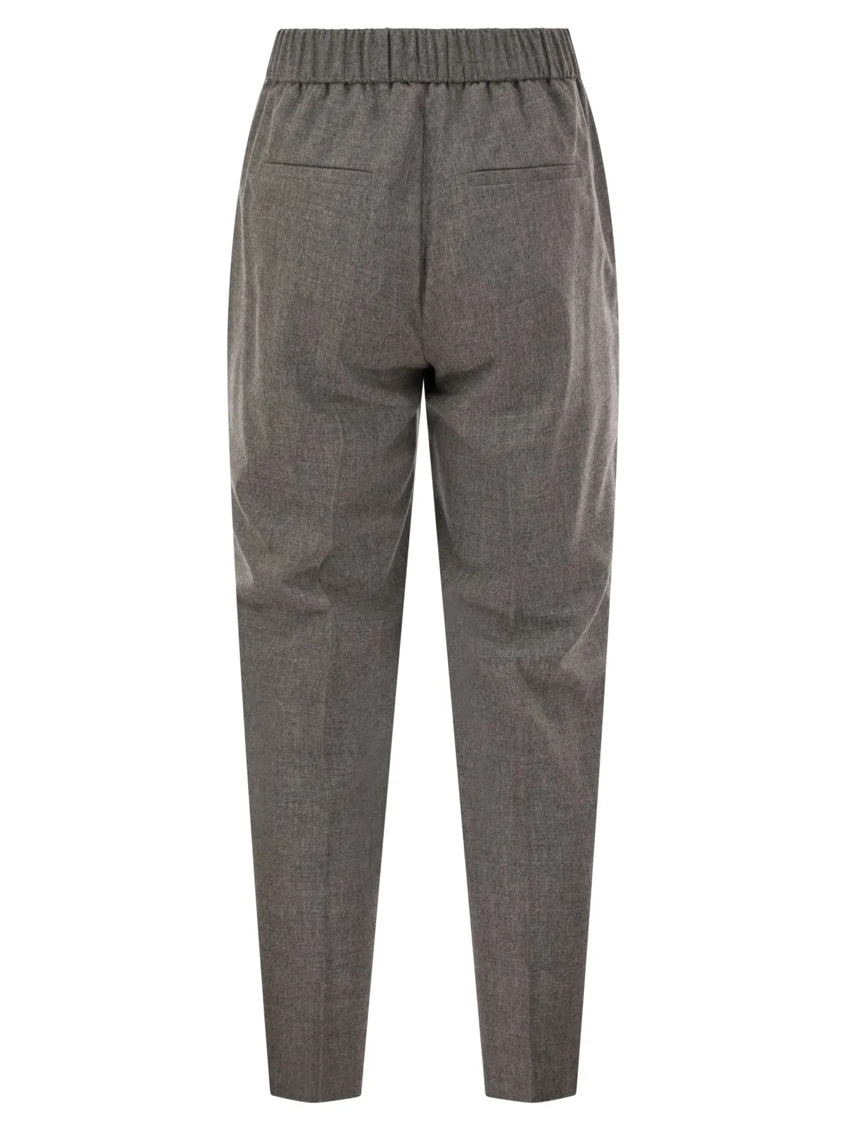 Peserico Virgin Wool And Cashmere Tapered Trouser