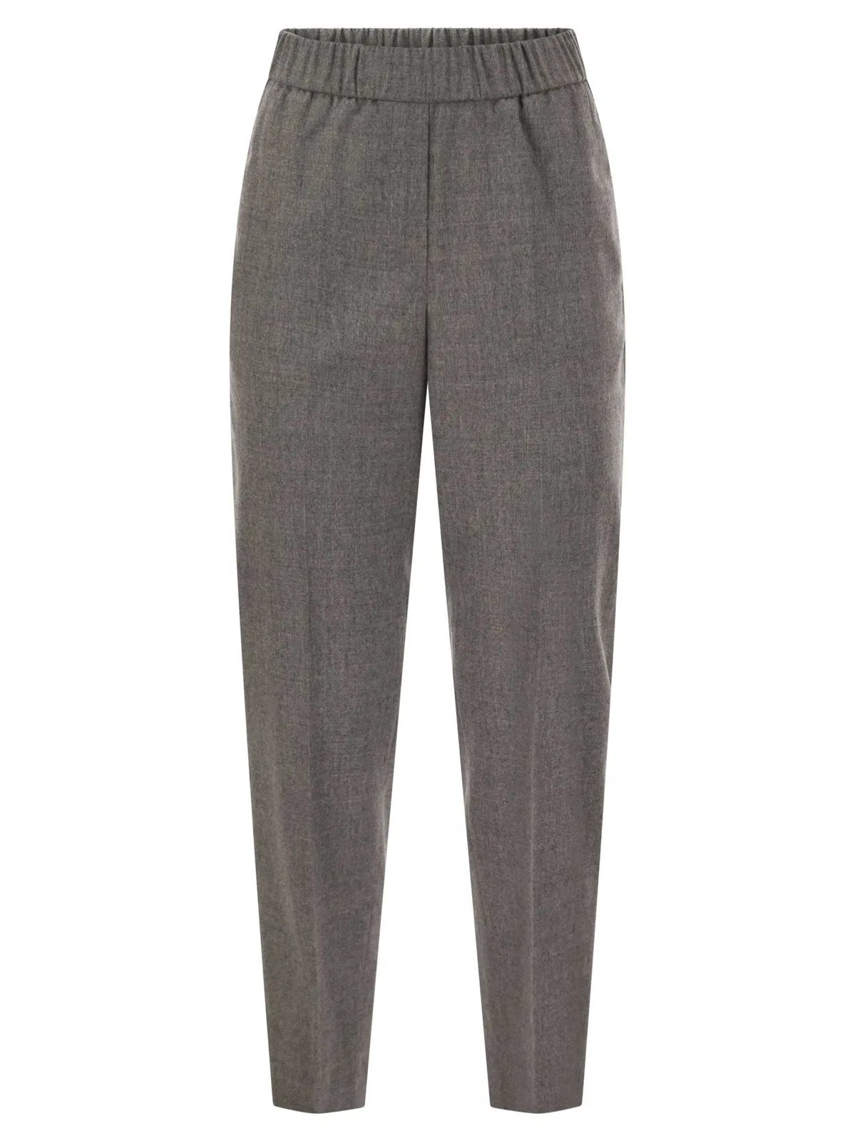 Peserico Virgin Wool And Cashmere Tapered Trouser