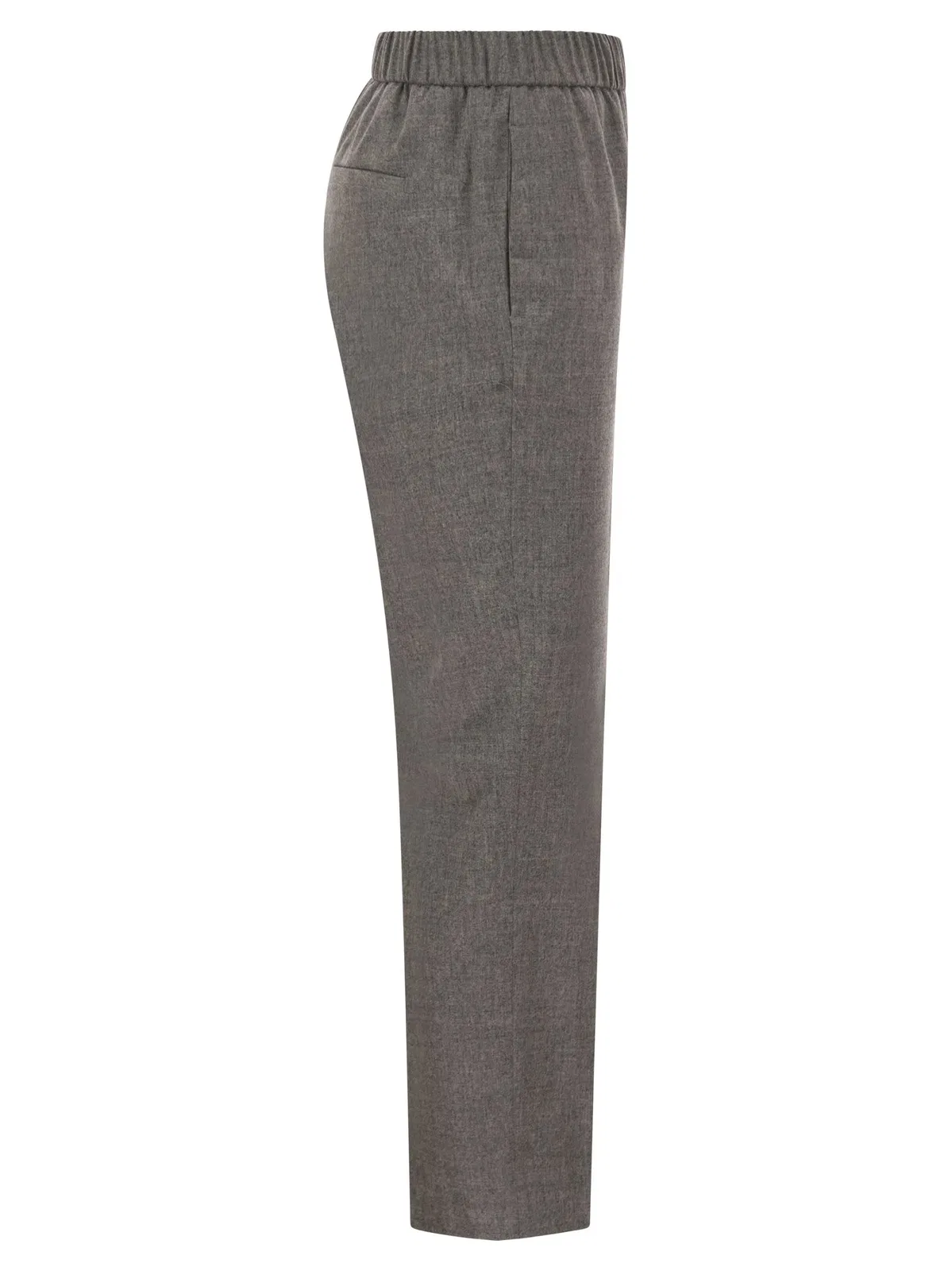 Peserico Virgin Wool And Cashmere Tapered Trouser