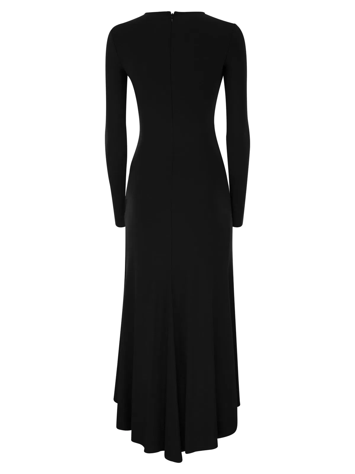Elisabetta Franchi Crêpe Jersey Dress With Jewel Detail