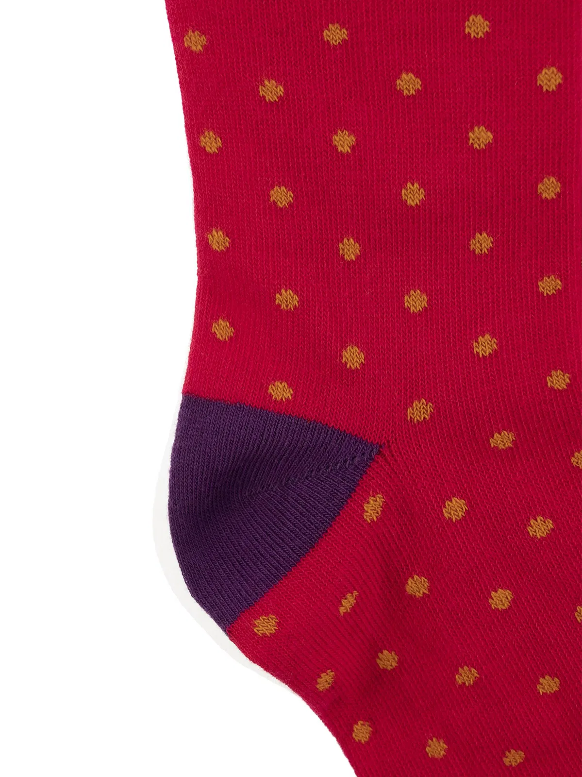 Gallo Long Polka Dot Cotton Socks
