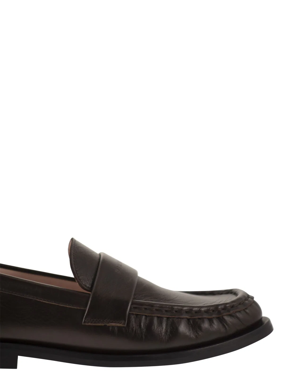Fabiana Filippi Leather Loafers With Artisanal Craftsman