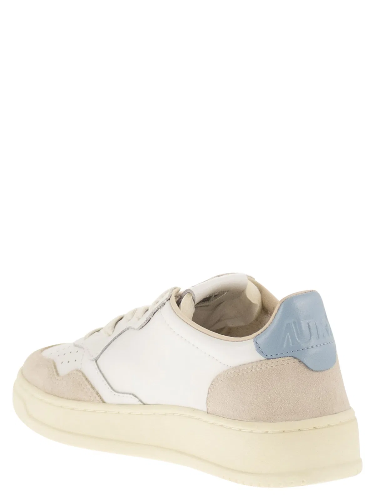 Autry Medalist Low - Leather And Suede Trainer