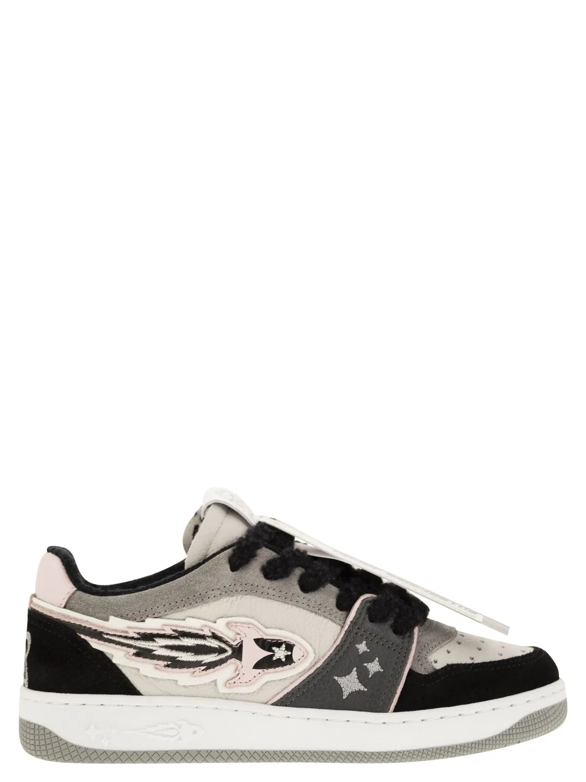 Enterprise Japan Ej Egg Rocket - Leather Trainers With Lo