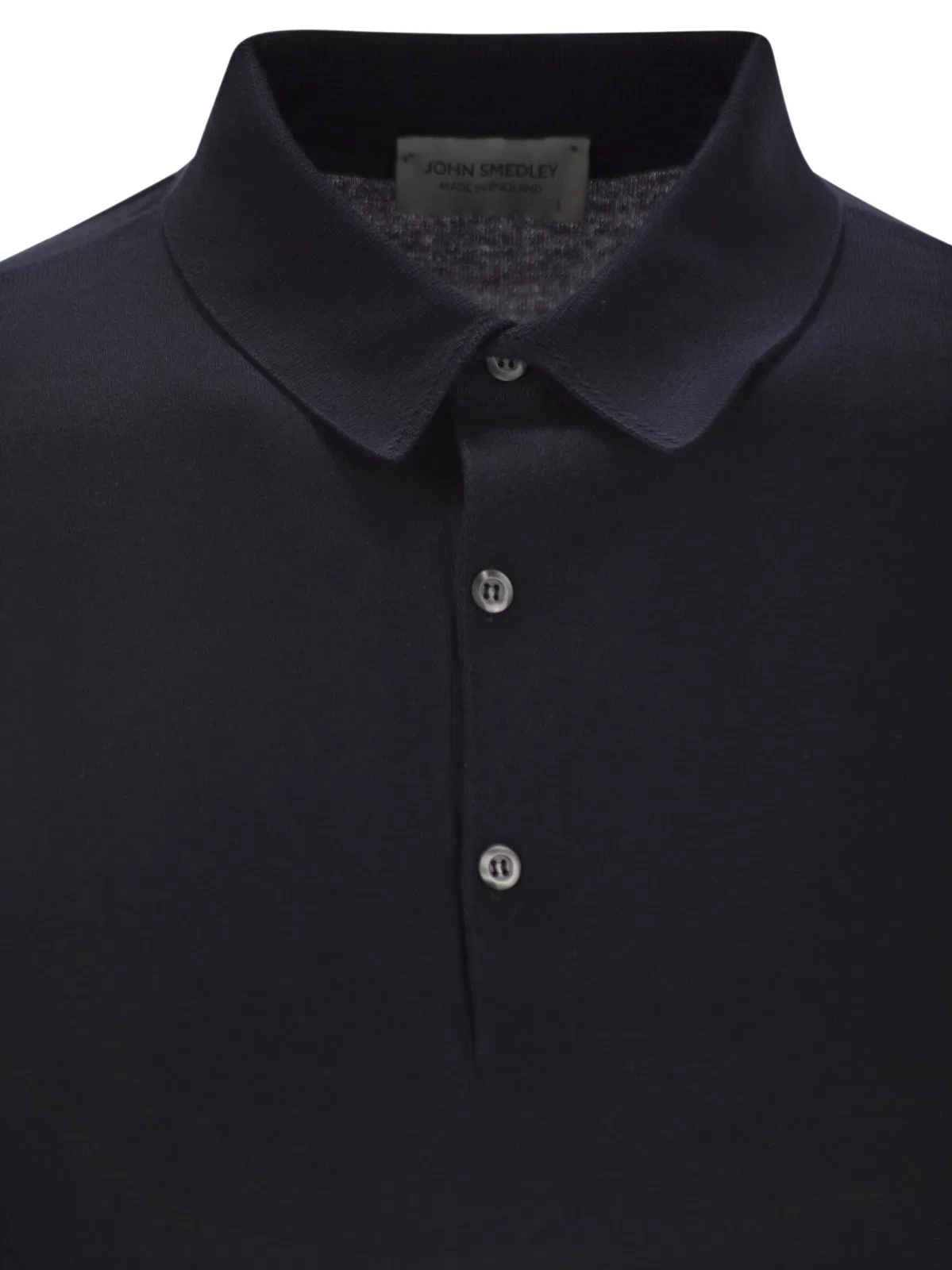 John Smedley Bradwell - Cotton Long-Sleeved Polo Shir
