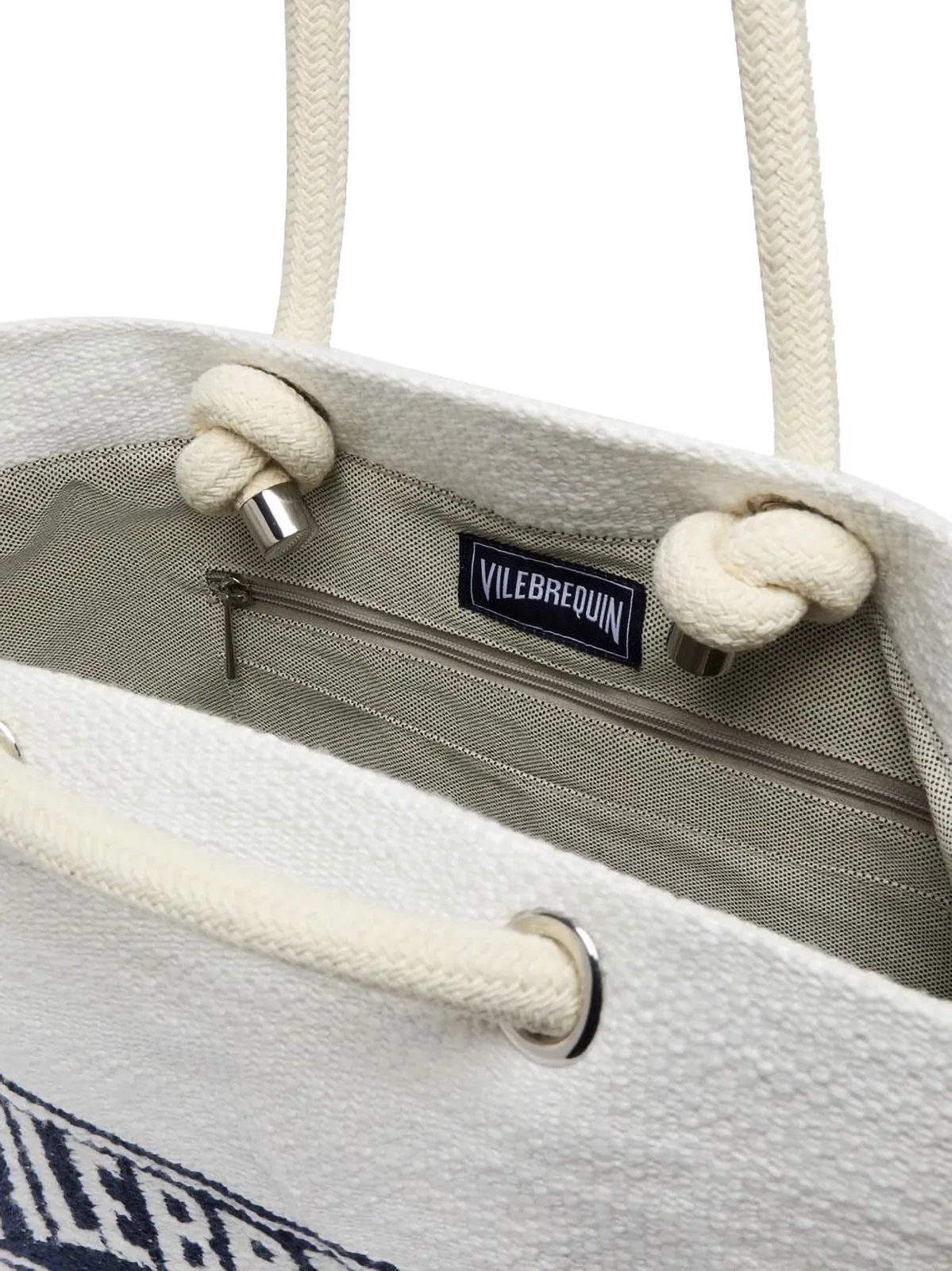 Vilebrequin Canvas Tote Bag With Rope Handles