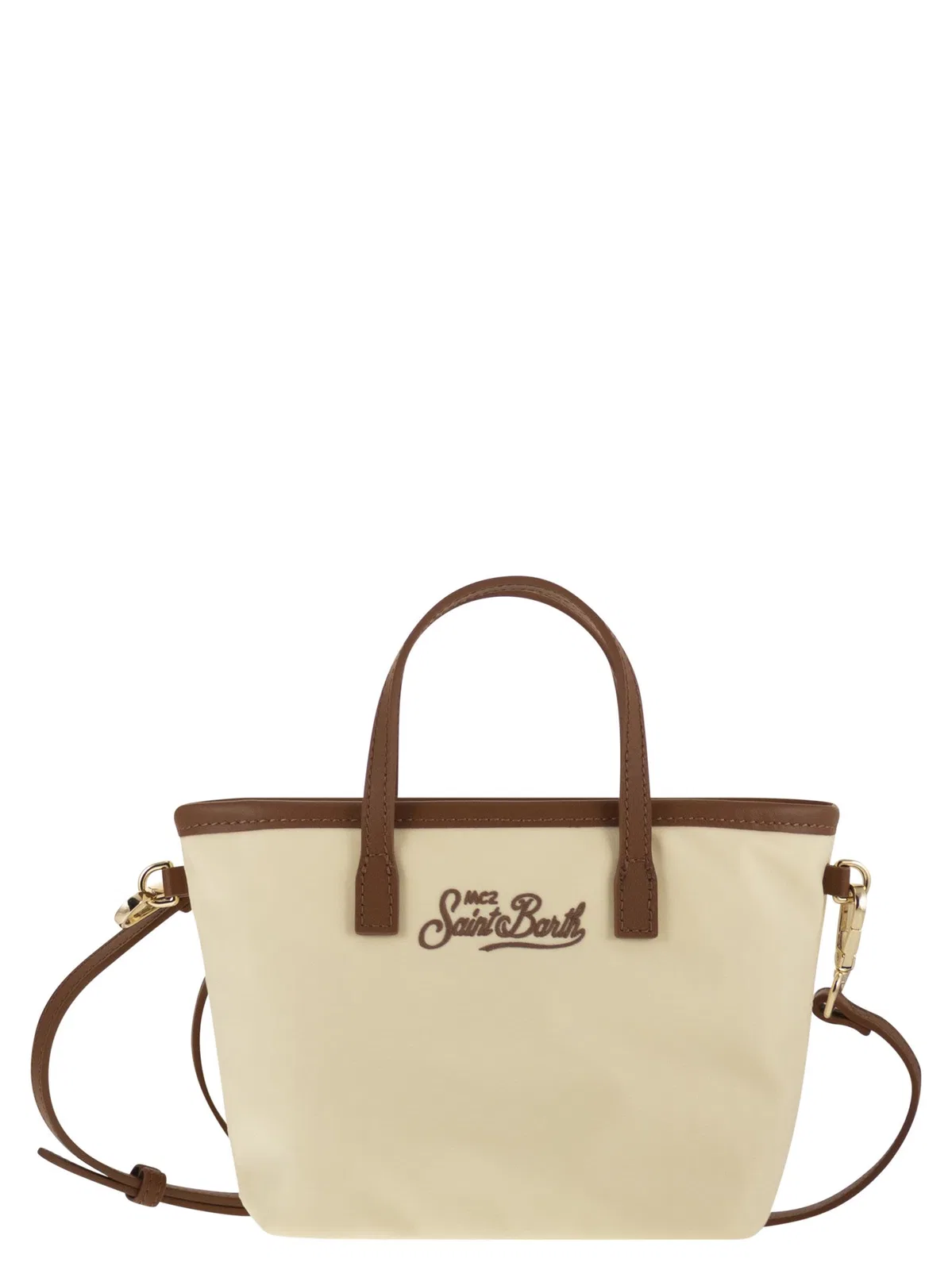 Mc2 Saint Barth City Mini Bag With Logo And Shoulder Str