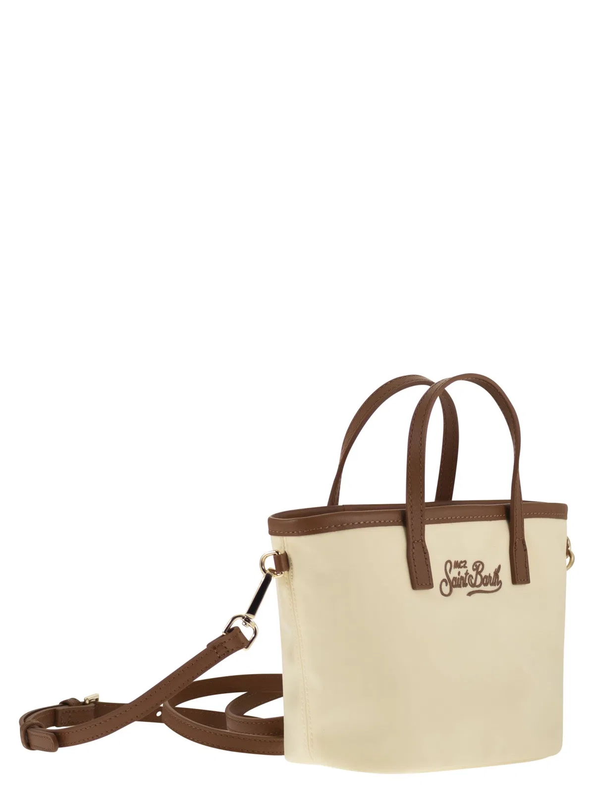 Mc2 Saint Barth City Mini Bag With Logo And Shoulder Str