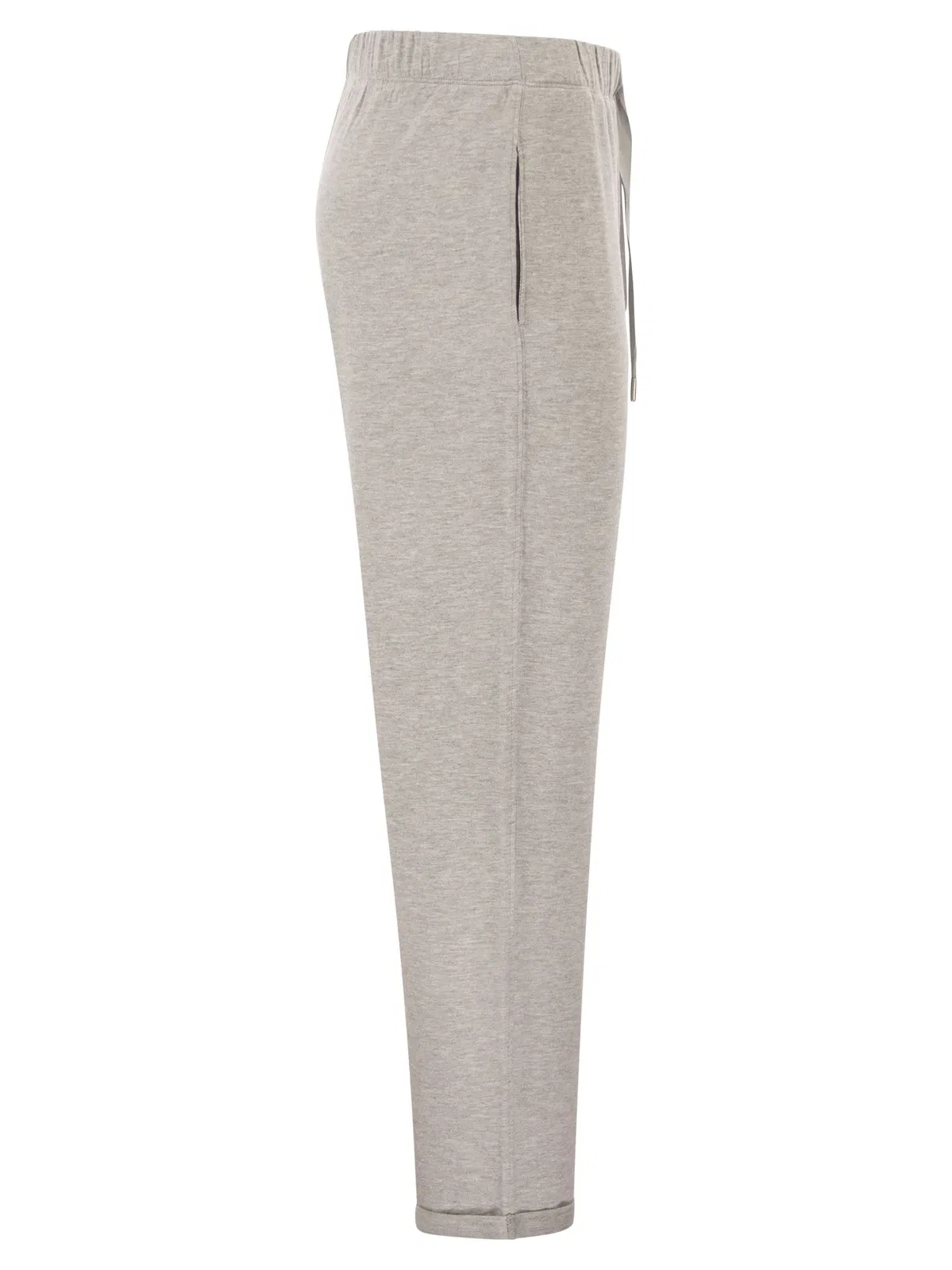 Majestic Stretch Viscose Jogger Trousers With Dra