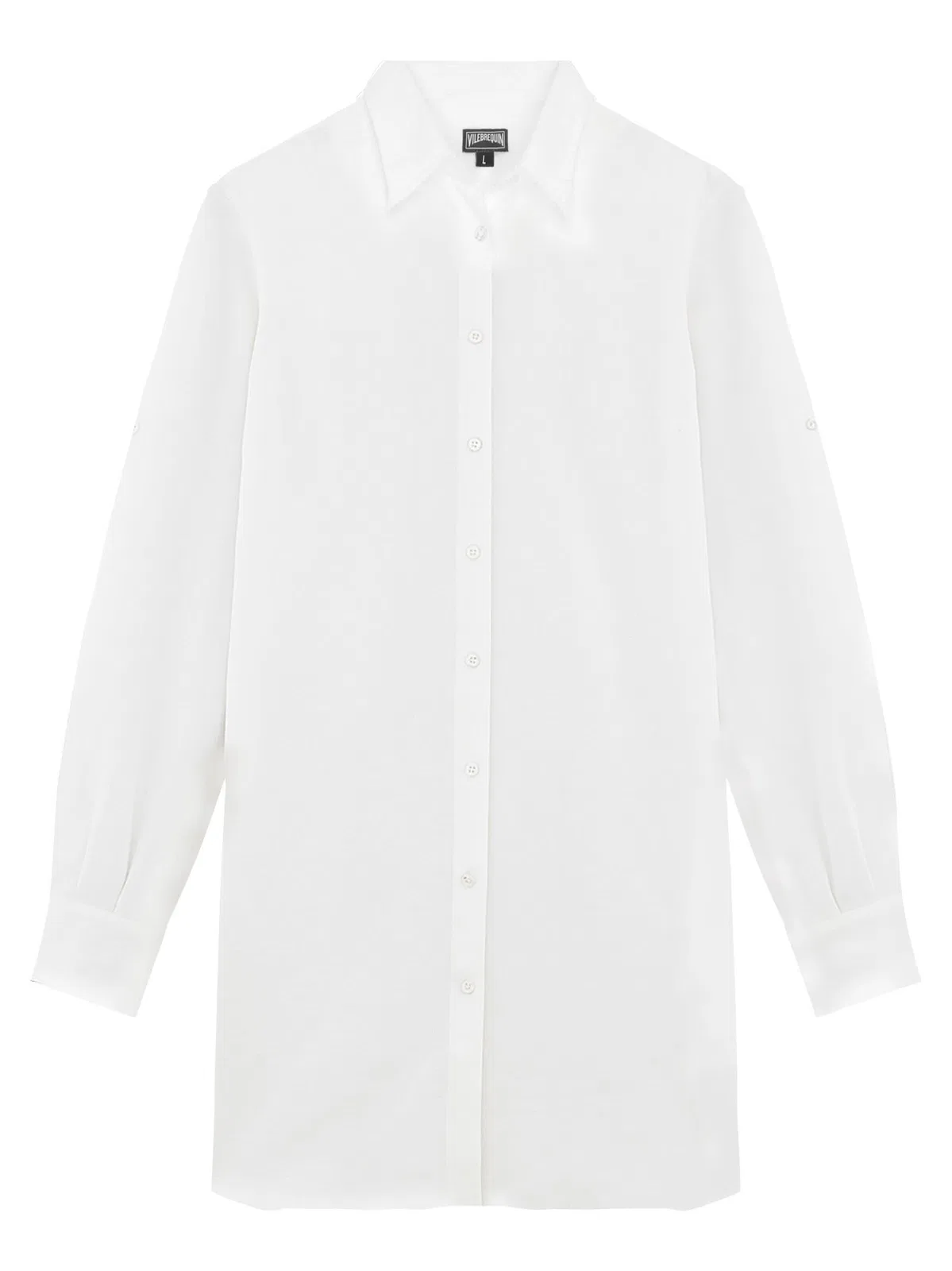 Vilebrequin Linen Shirt Dress With Fluid Silhouette
