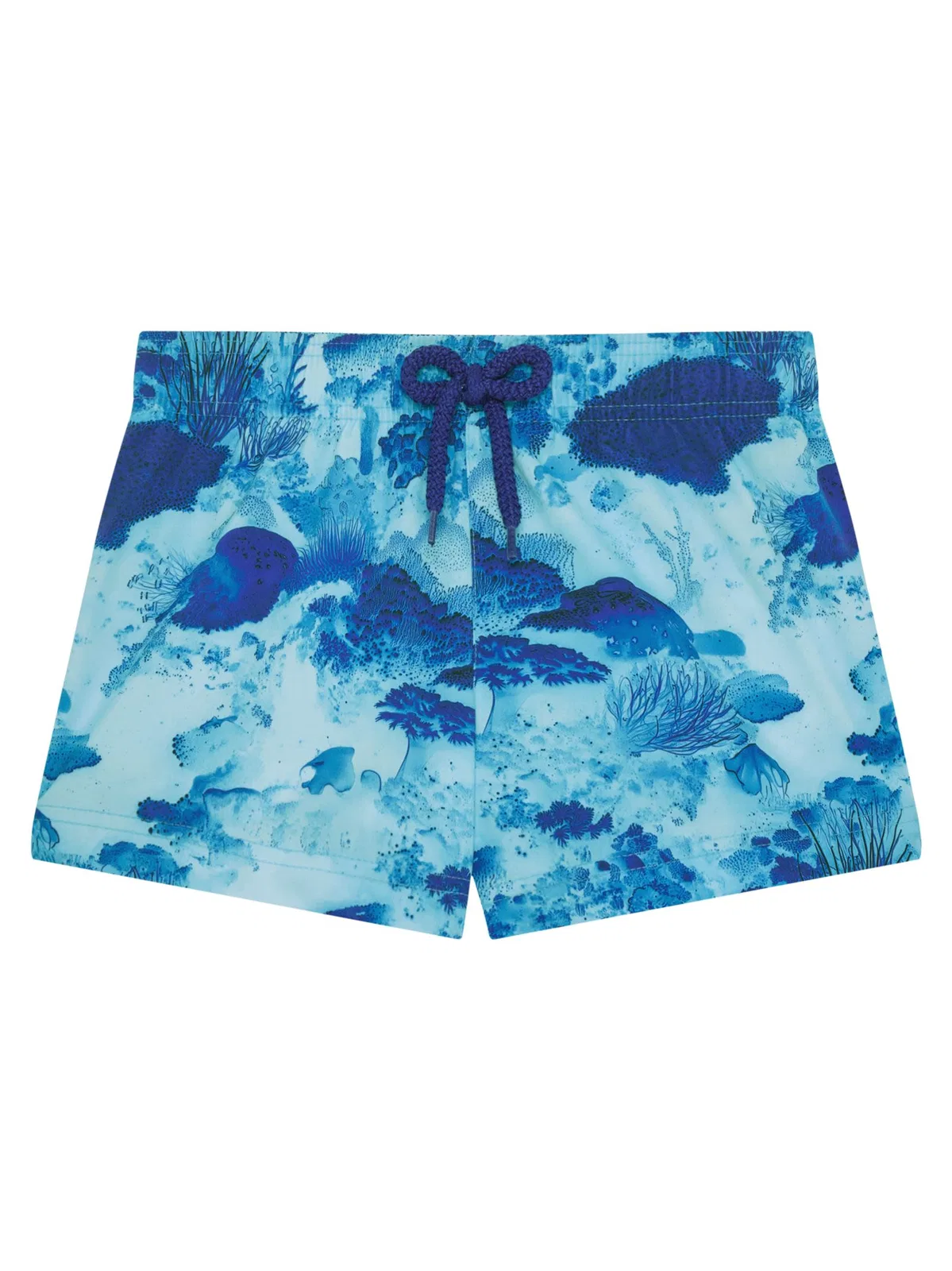 Vilebrequin Girls’ Swim Shorts With Ocean Floor Prin