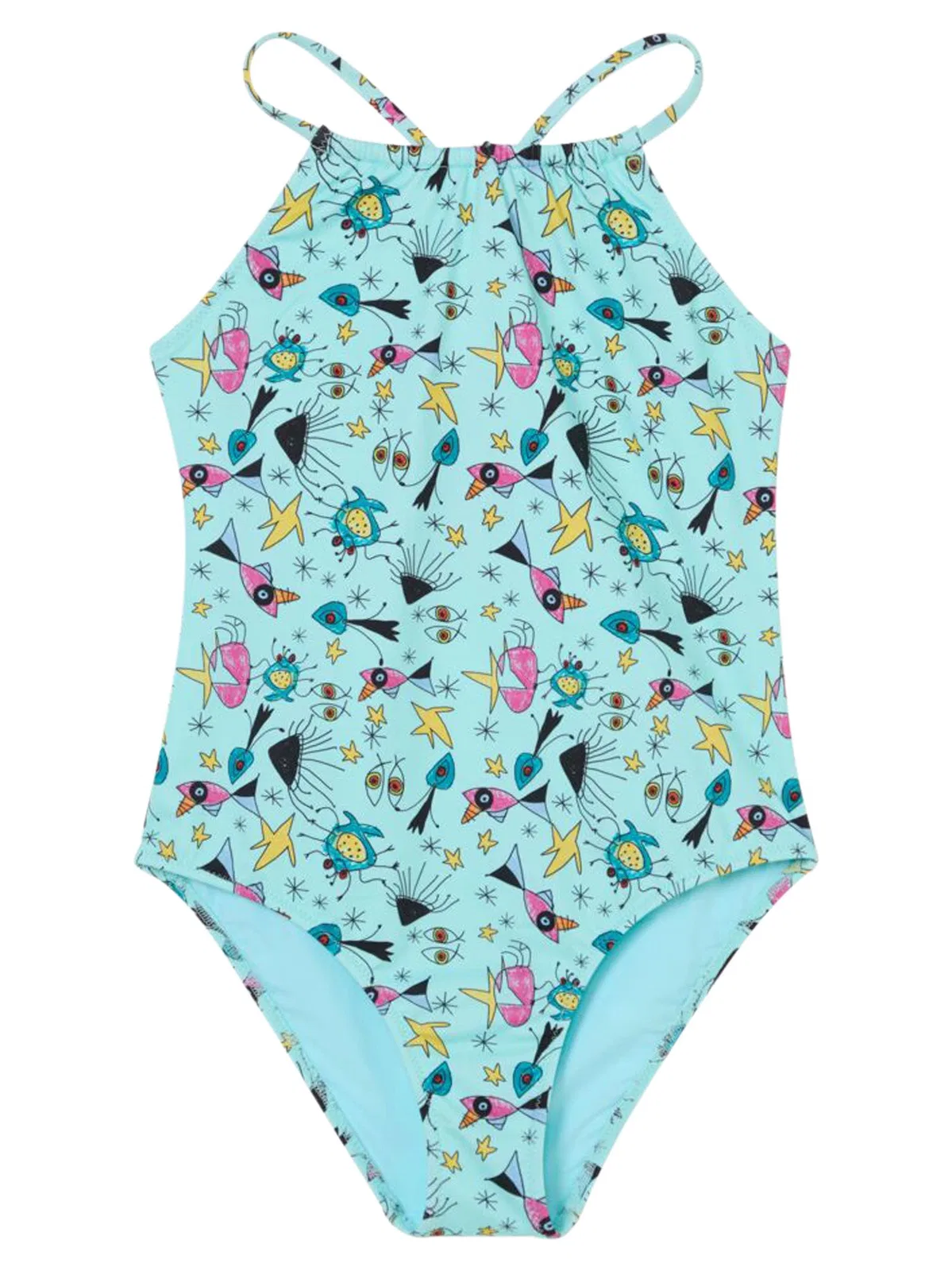 Vilebrequin Girls' One-Piece Swimsuit With Marine-In