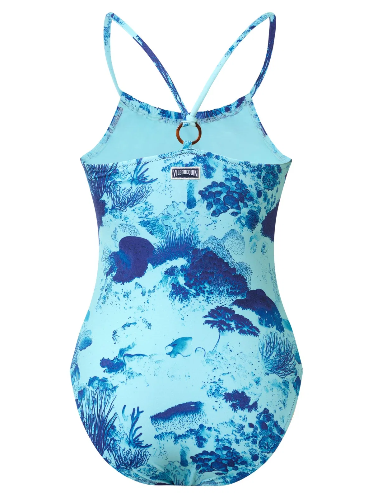 Vilebrequin Girlsโ One-Piece Swimsuit With Ocean Flo