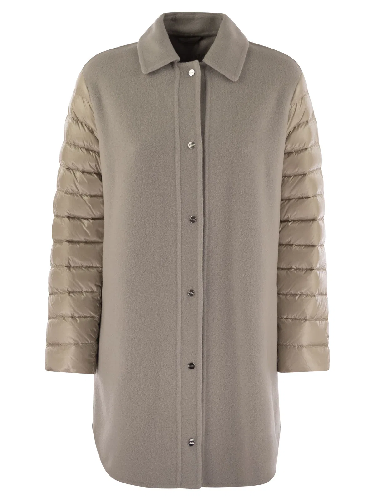Herno Coat With Down Sleeves