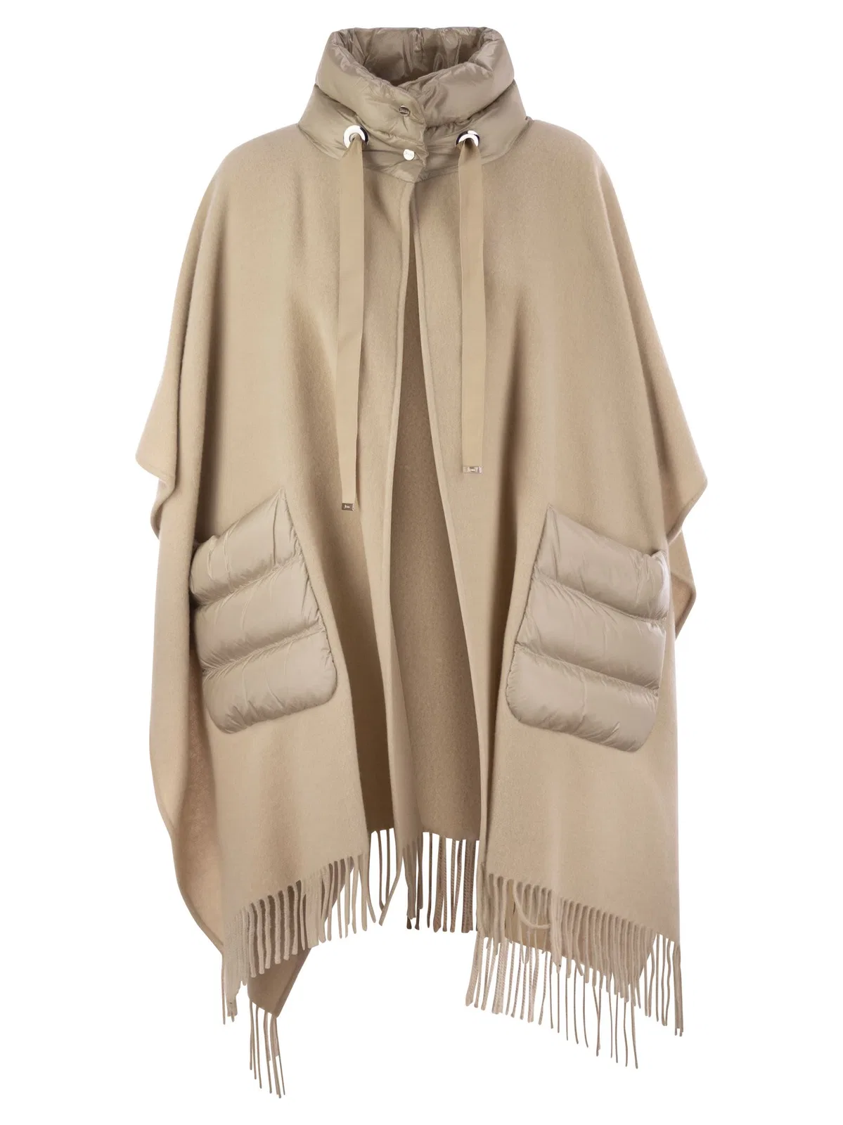 Herno Poncho Resort In Warmy E Nylon Ultraligh