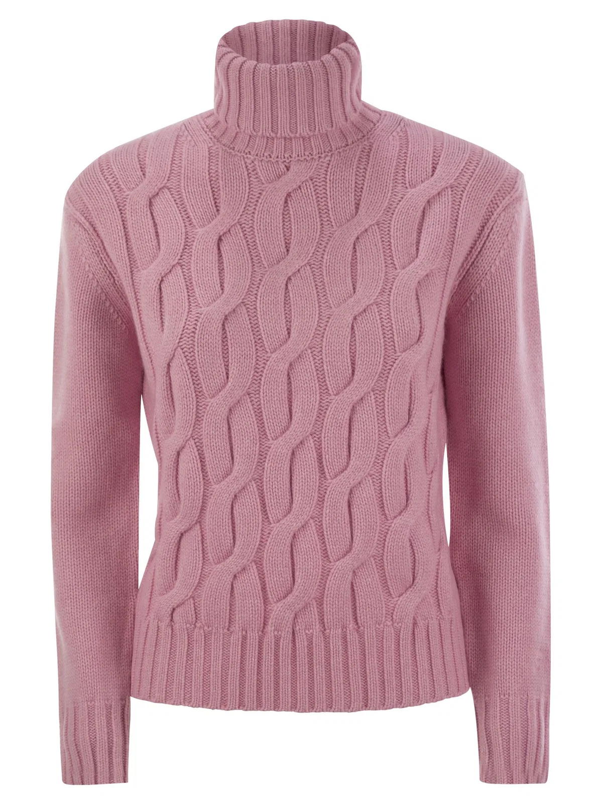 Mc2 Saint Barth Giverny - Cable-Knit Turtleneck Jumper