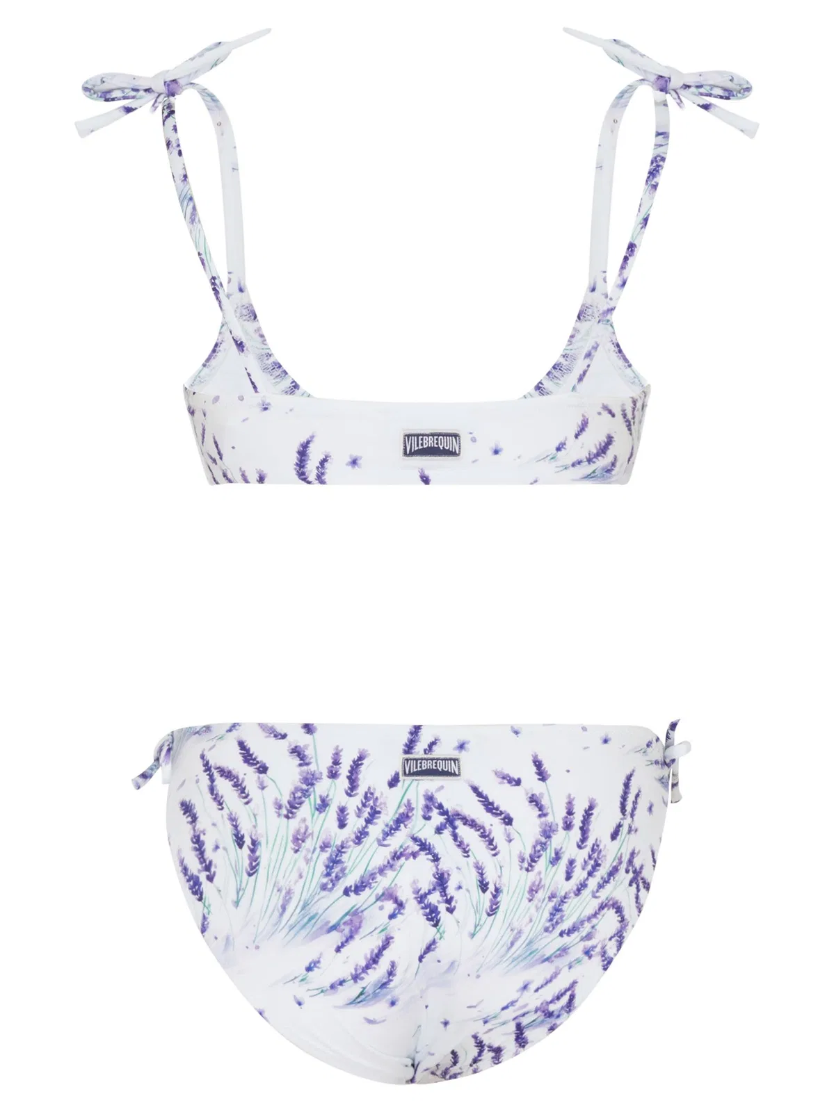 Vilebrequin Girlsโ Bikini With Lavender Print And Ad