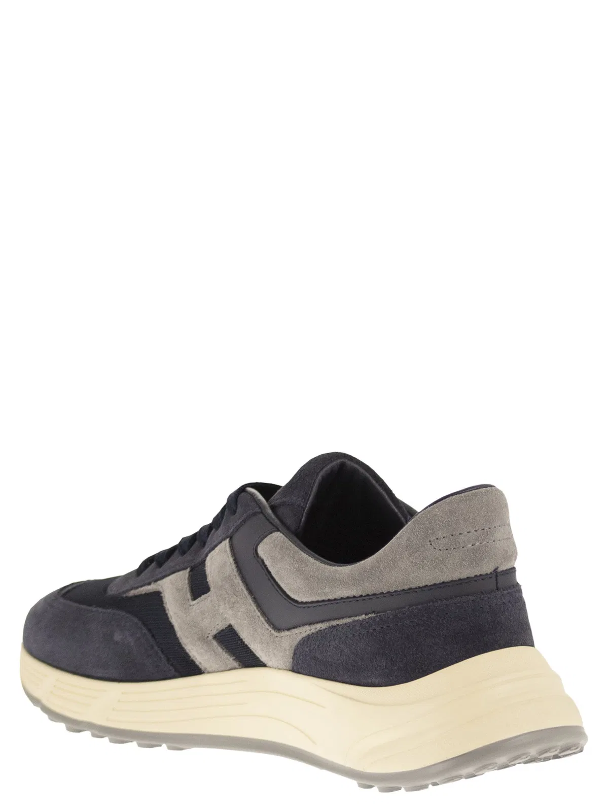 Hogan Hyperlight Sneakers In Suede And Fabric
