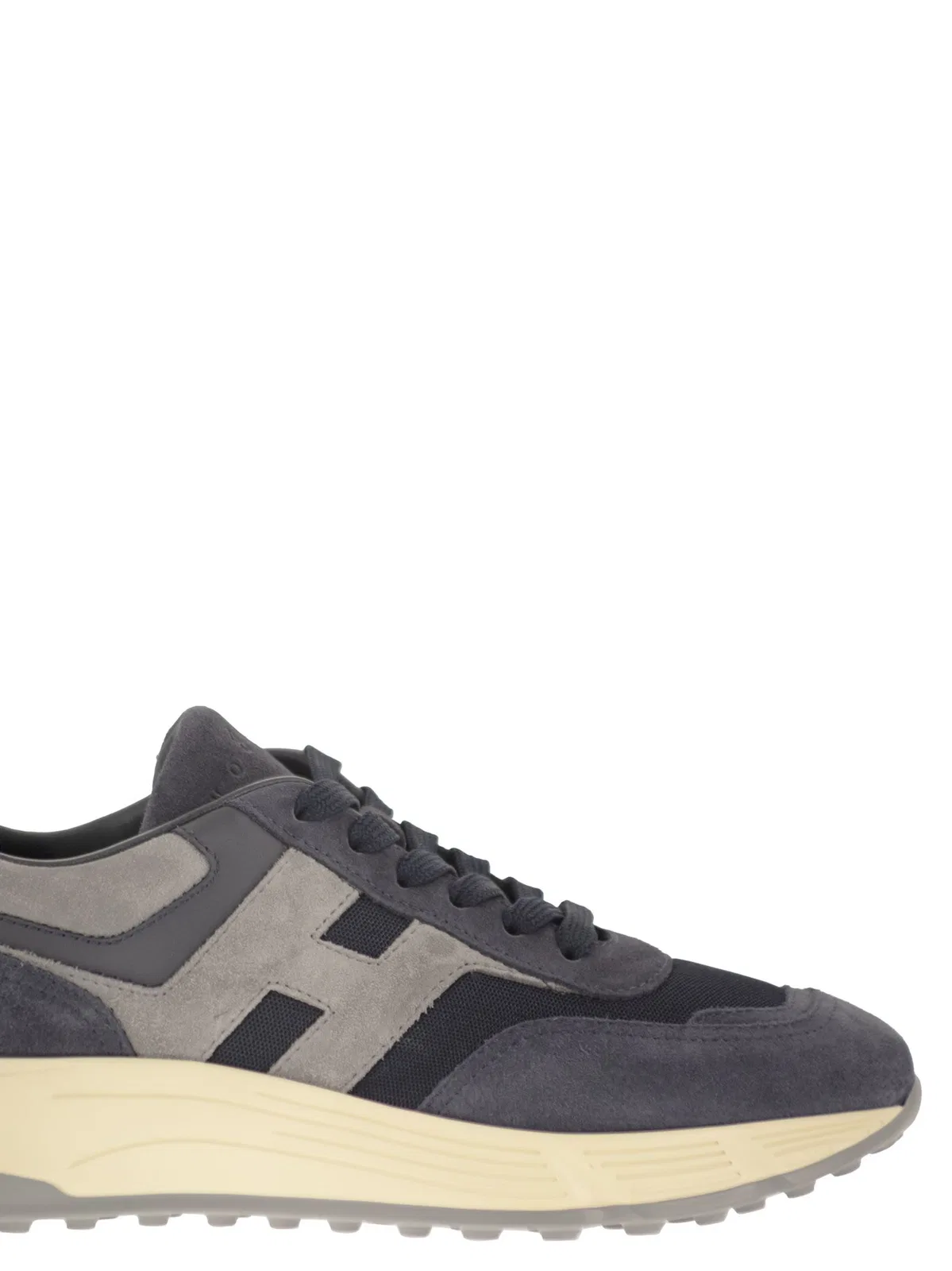 Hogan Hyperlight Sneakers In Suede And Fabric