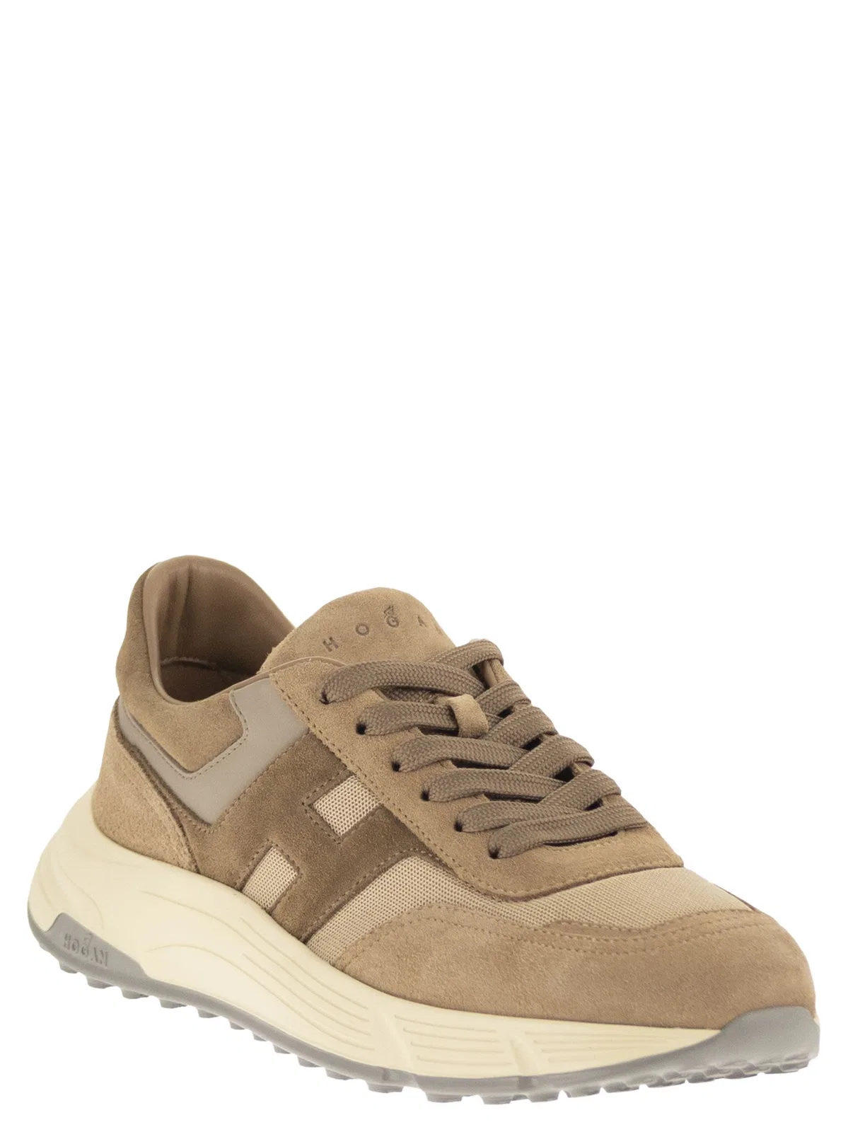 Hogan Hyperlight Sneakers In Suede And Fabric