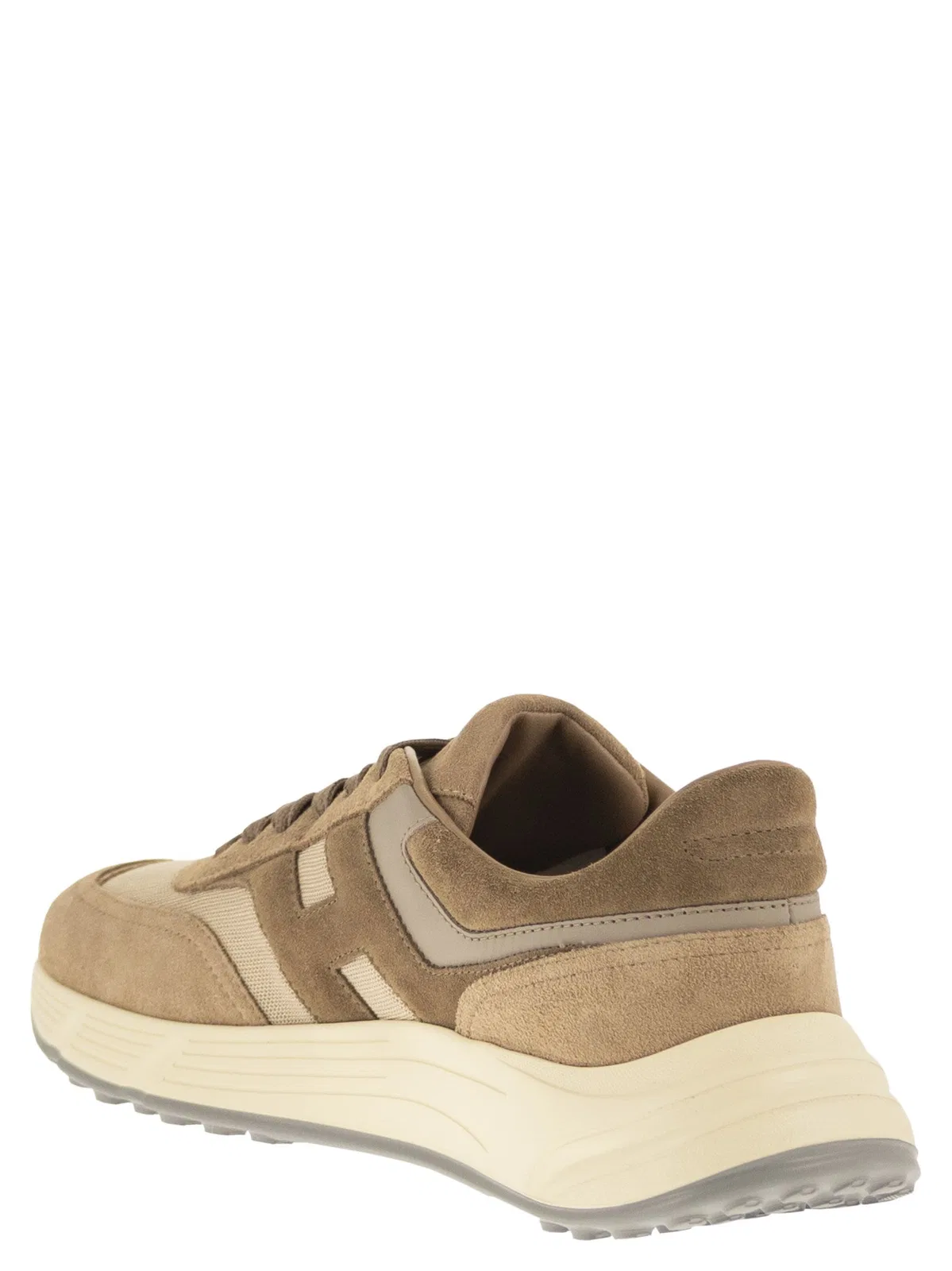 Hogan Hyperlight Sneakers In Suede And Fabric