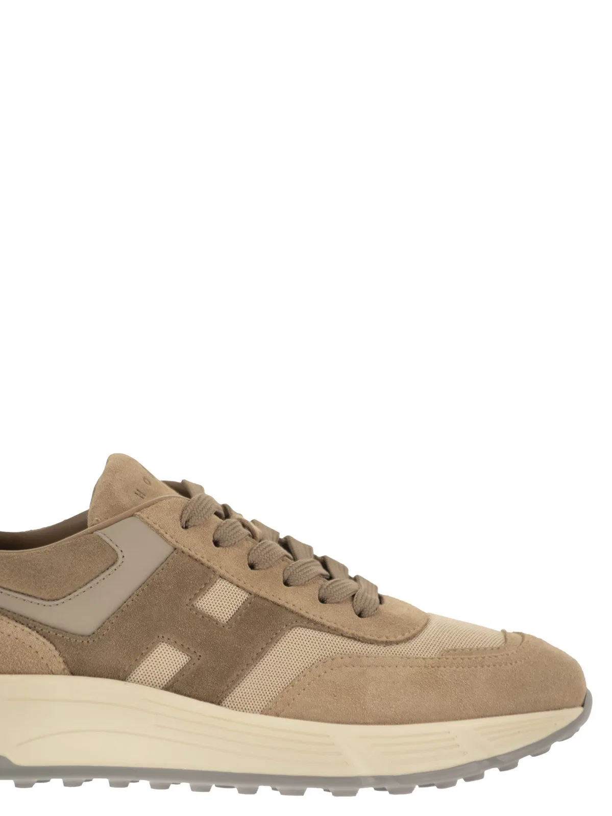 Hogan Hyperlight Sneakers In Suede And Fabric