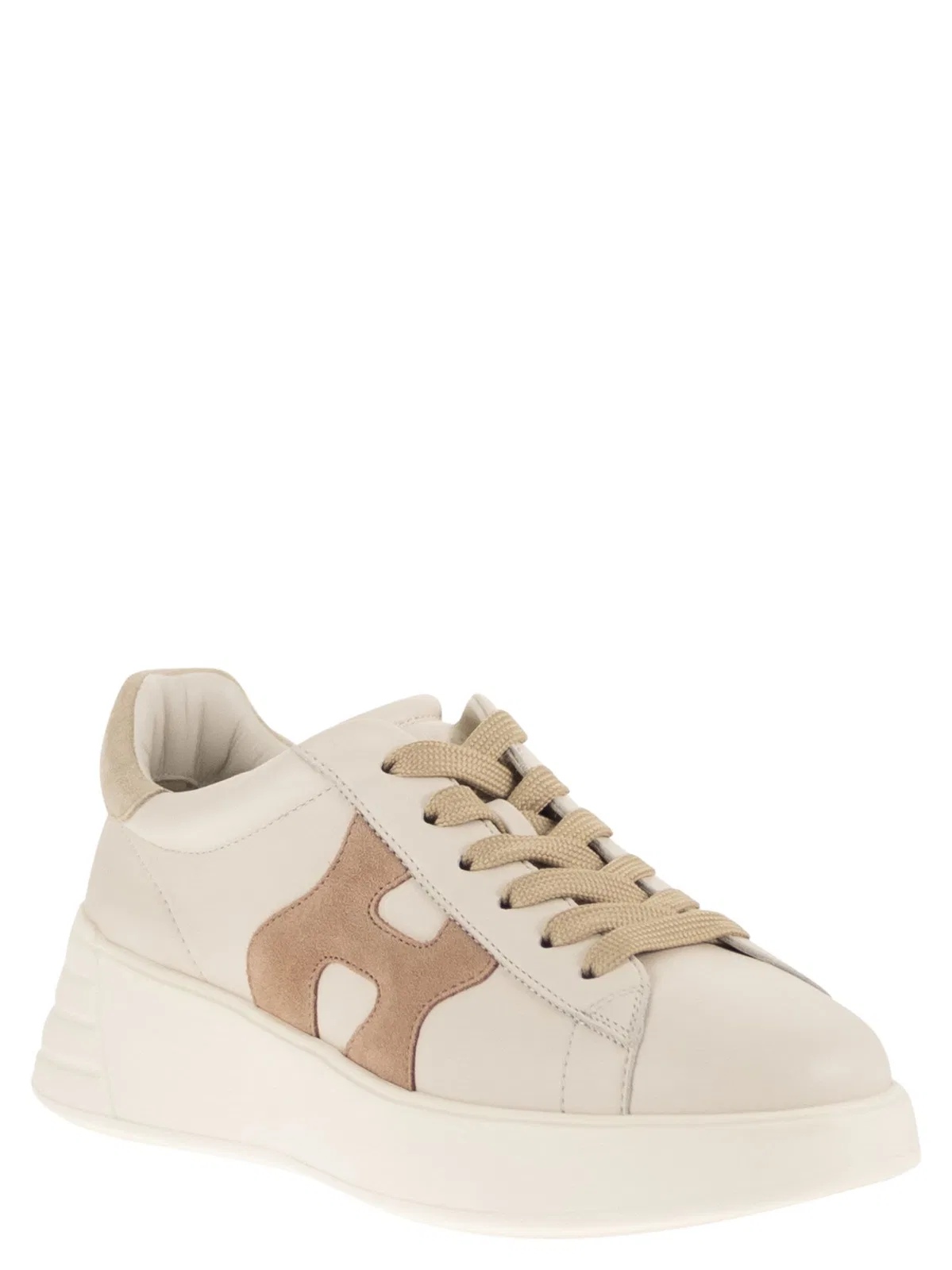 Hogan Rebel H562 - Leather Trainers With H On 