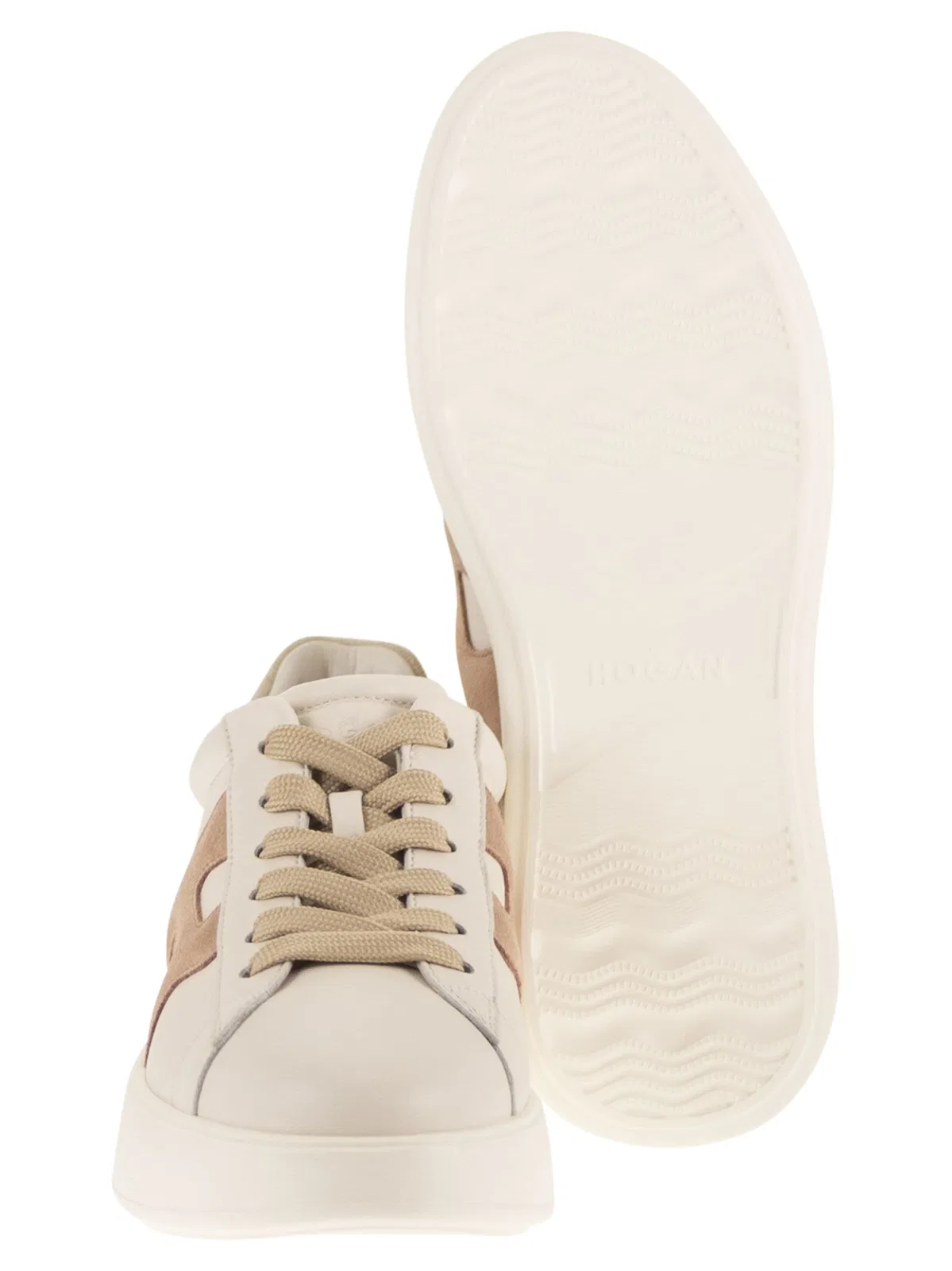 Hogan Rebel H562 - Leather Trainers With H On 