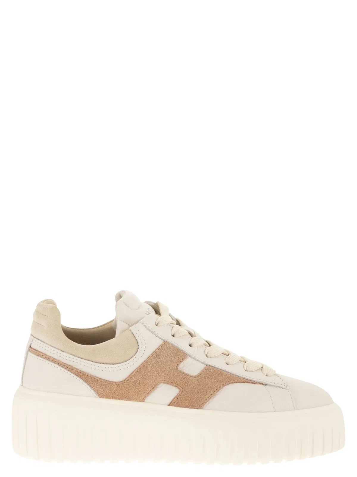 Hogan H-Stripes - Leather And Suede Trainers