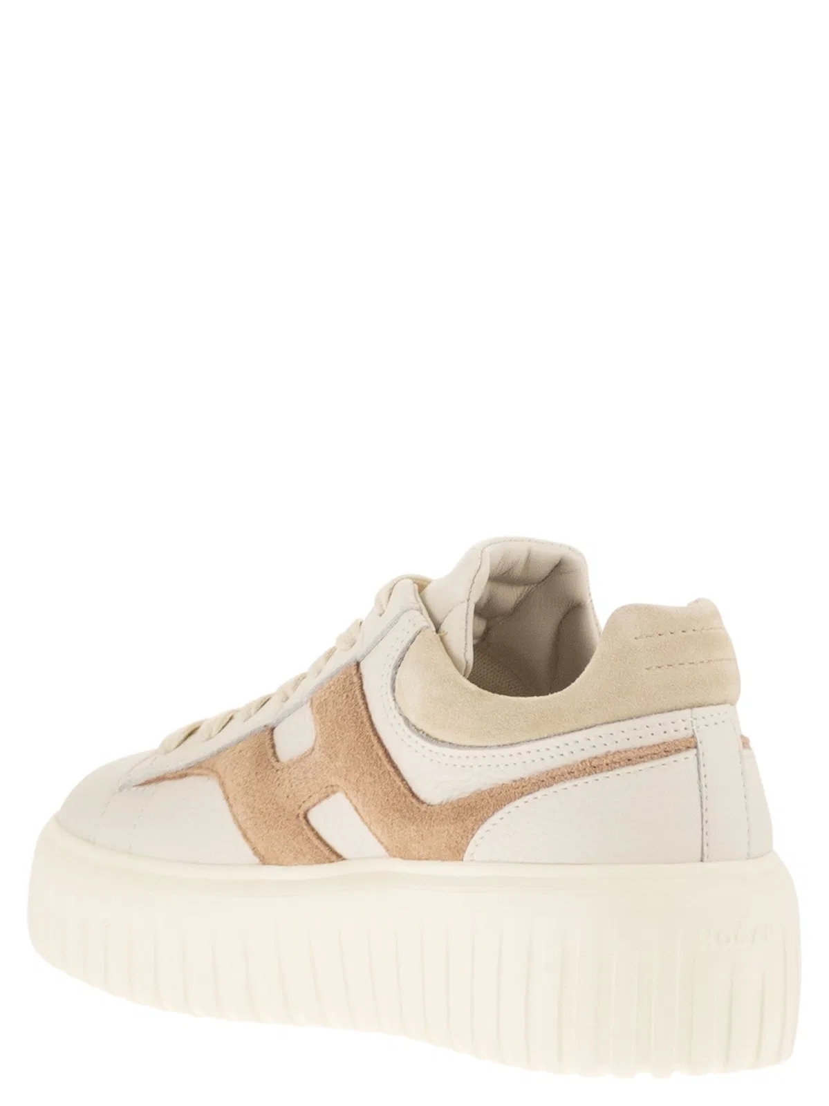 Hogan H-Stripes - Leather And Suede Trainers